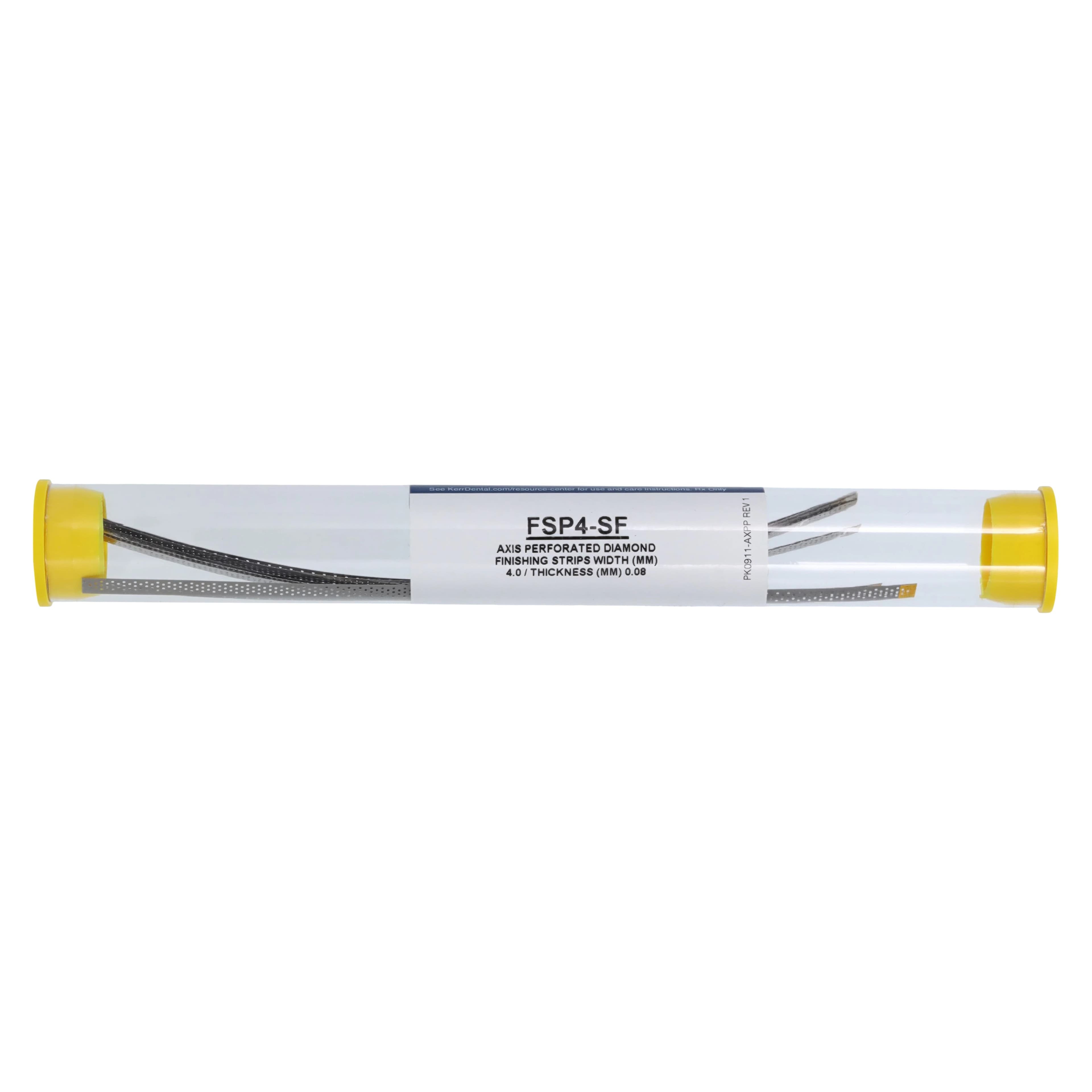 NTI Perforated Diamond Finishing Strips, Wide, 4.0 mm, Superfine (Yellow), 10/Pk, FSP4-SF thumbnail 4