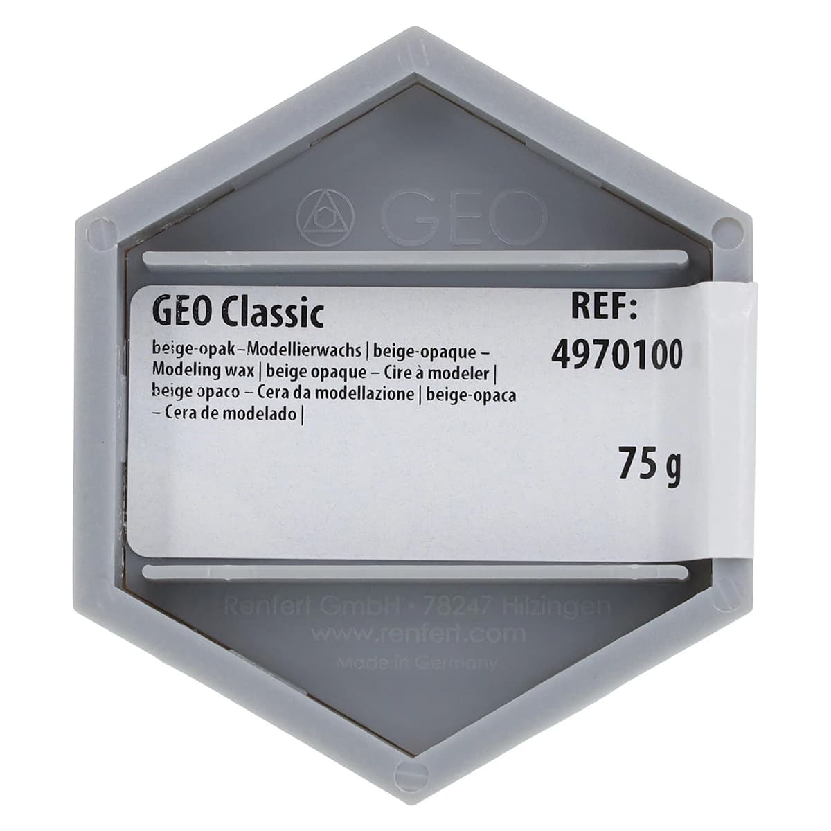 Renfert GEO Classic Modeling Wax, Beige-Opaque, 75g, 1/Pk thumbnail 2