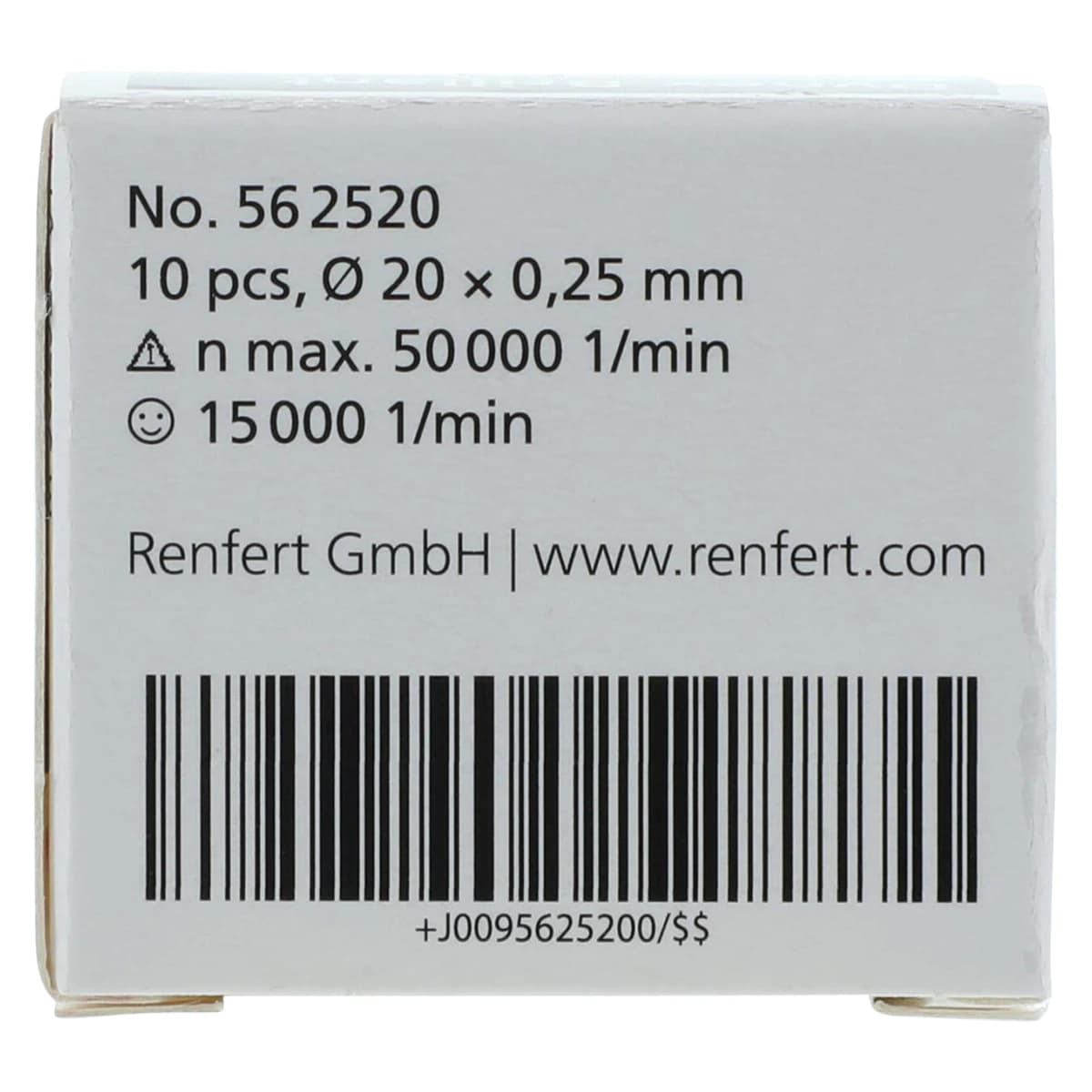 Renfert Dynex Brilliant Separating Disc, 20 x 0.25 mm, Ceramic, Pack of 10 thumbnail 6