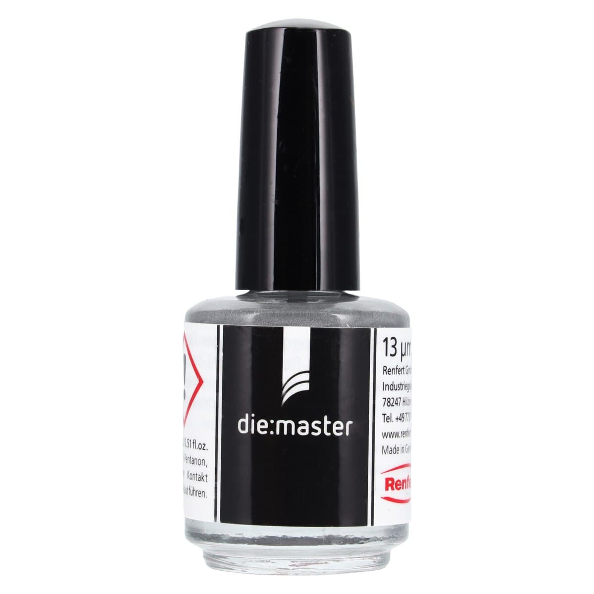 Renfert Die-Master Silver Die Spacer Varnish, 13 Micron, 15 ml Bottle thumbnail 3