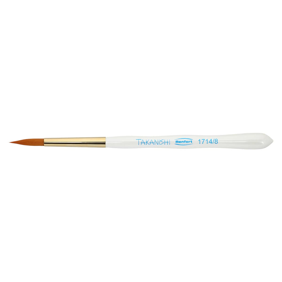 Renfert Takanishi Ceramist Brush, Size #8, Synthetic Bristle, 2/Pack, 17140008 thumbnail 2
