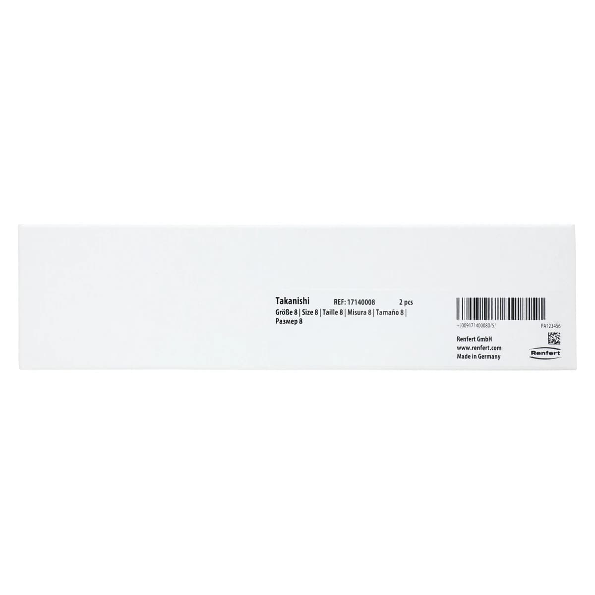 Renfert Takanishi Ceramist Brush, Size #8, Synthetic Bristle, 2/Pack, 17140008 thumbnail 4