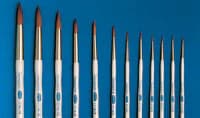 Renfert Takanishi Ceramist Brush, Size #8, Synthetic Bristle, 2/Pack, 17140008 - Takanashi Size 8 Pack of 2 - Image 1