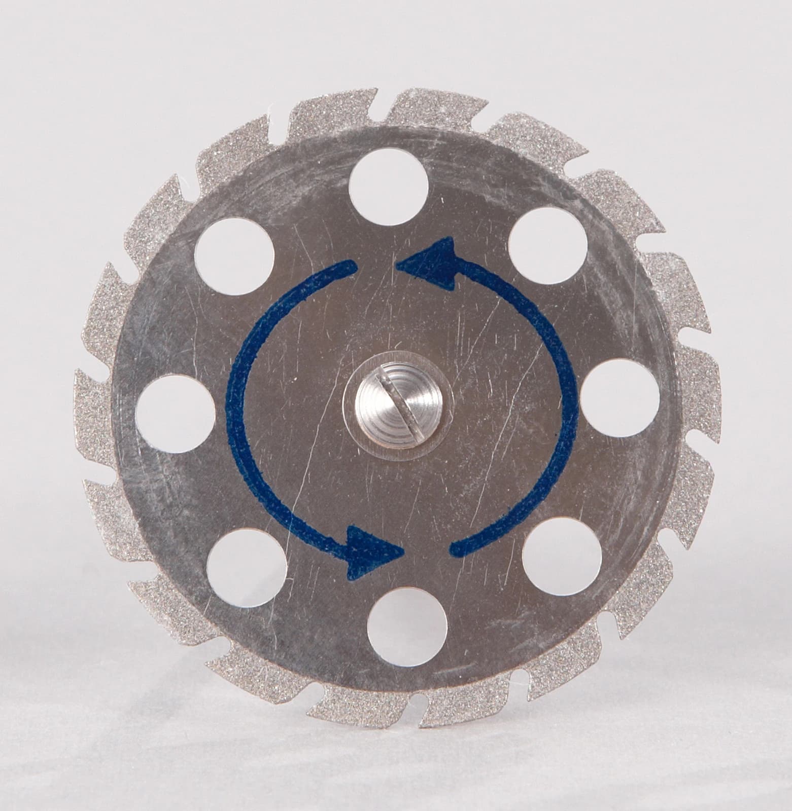 Renfert Plastercut Diamond-Coated Separating Disc, 38 mm x 0.3 mm, Mounted - PLASTER CUT MOUNTED 38MM DISK TRIMMER - Image 1
