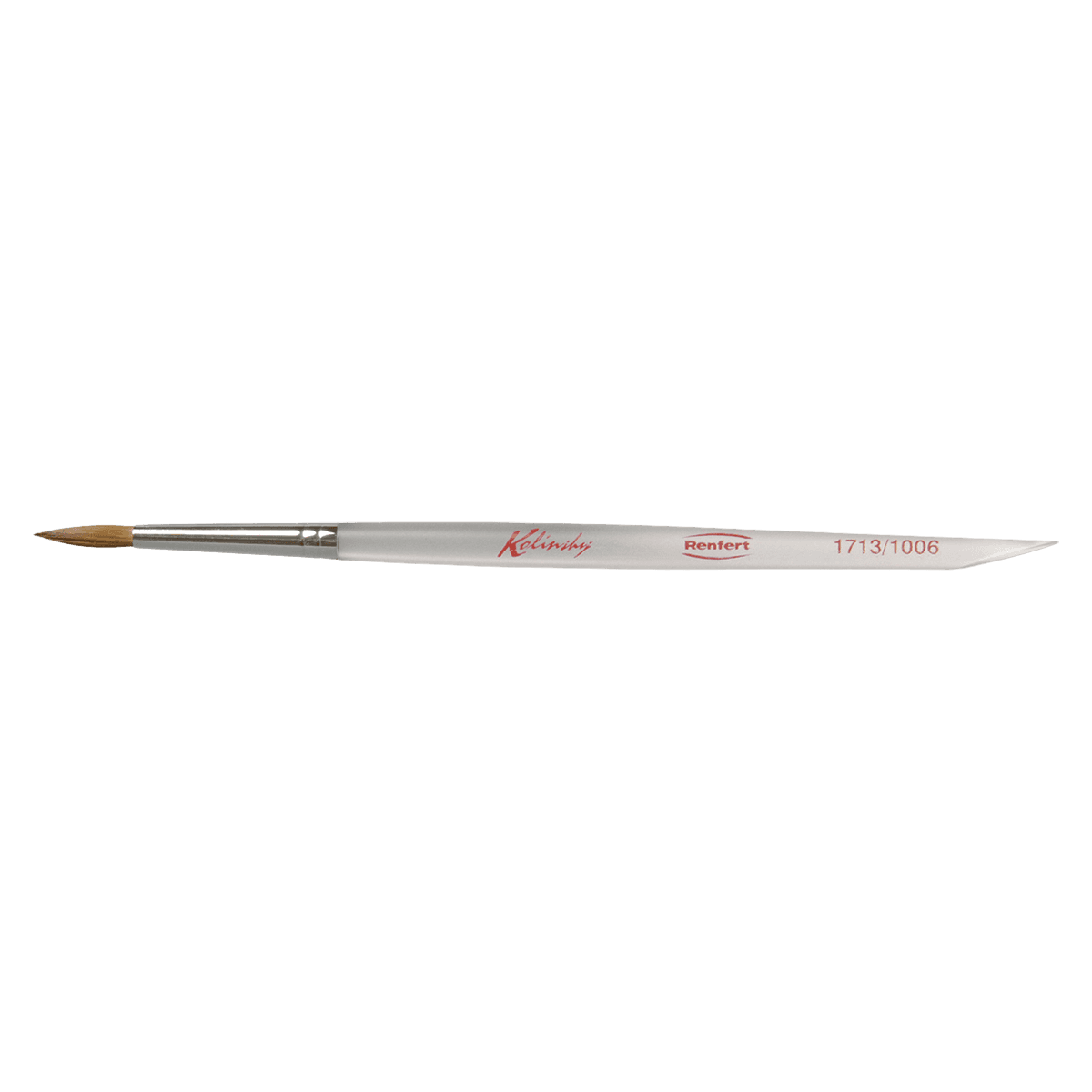 Renfert Kolinsky Ceramist Brush, Size 6, Natural Sable Bristle, 2/Pack, 17131006 thumbnail 2