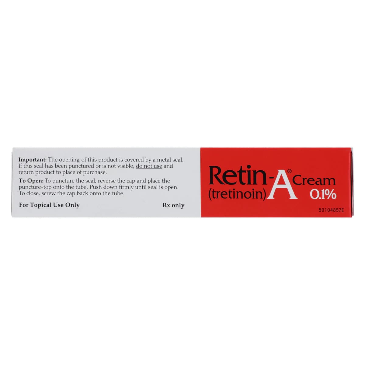 Retin-A Cream 0.1%, 45g Tube thumbnail 3