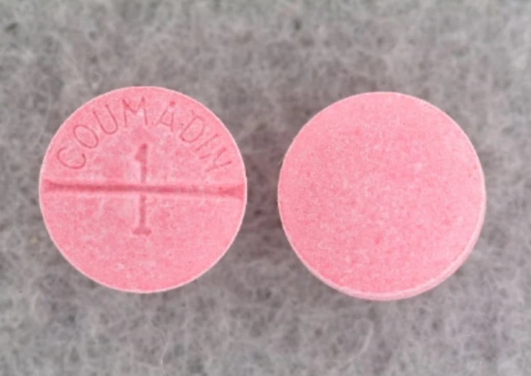 Coumadin (Warfarin Sodium) Tablets, 1 mg, 100/Bottle - Coumadin Tablets - Image 1