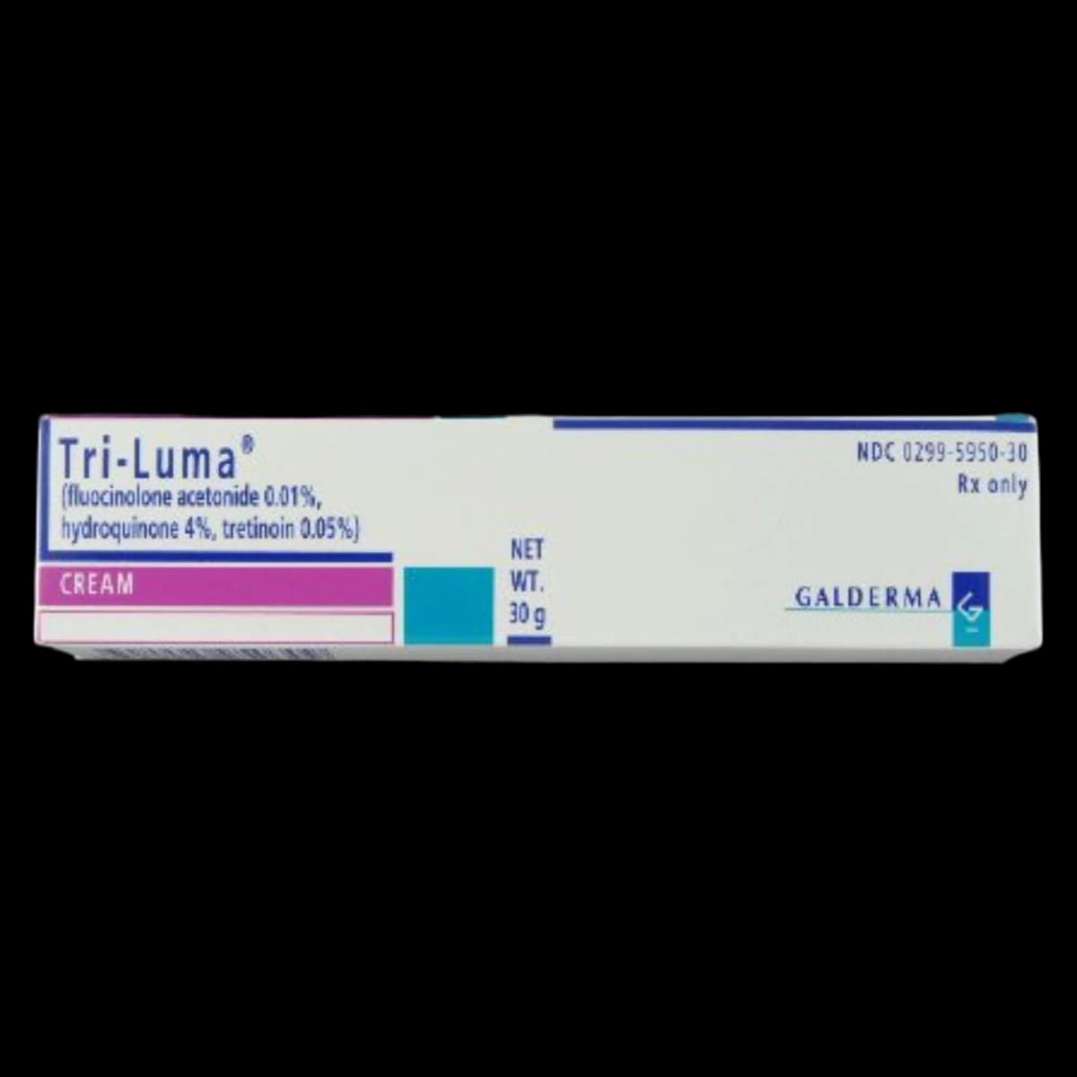 Tri-Luma Cream (Fluocinolone Acetonide 0.01%, Hydroquinone 4%, Tretinoin 0.05%) Topical Cream, 30 g Tube - Tri-Luma Cream - Image 1