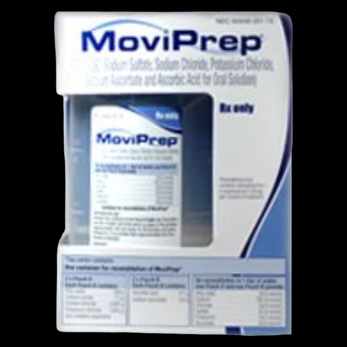 Moviprep Bowel Preparation Kit, Oral Solution, Lemon Flavor, 4 Sachets per Kit - Moviprep f/Oral Solution - Image 1