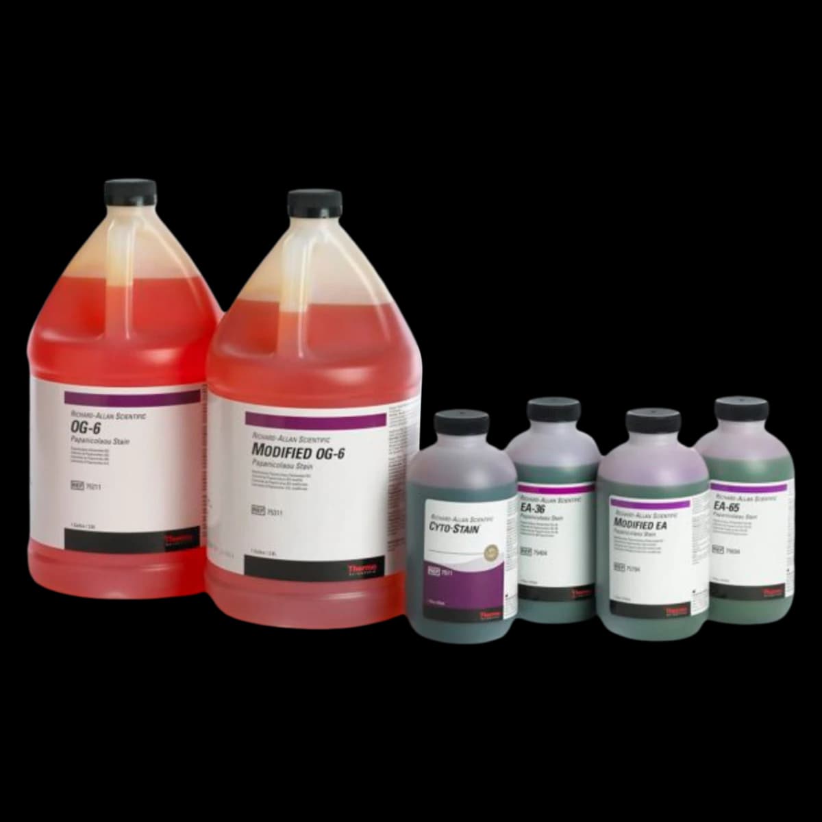 Richard-Allan Scientific Papanicolaou Stain EA-50, 1 pt (473 mL) Bottle, 4/Case - Papanicolaou Stain EA-50 - Image 1