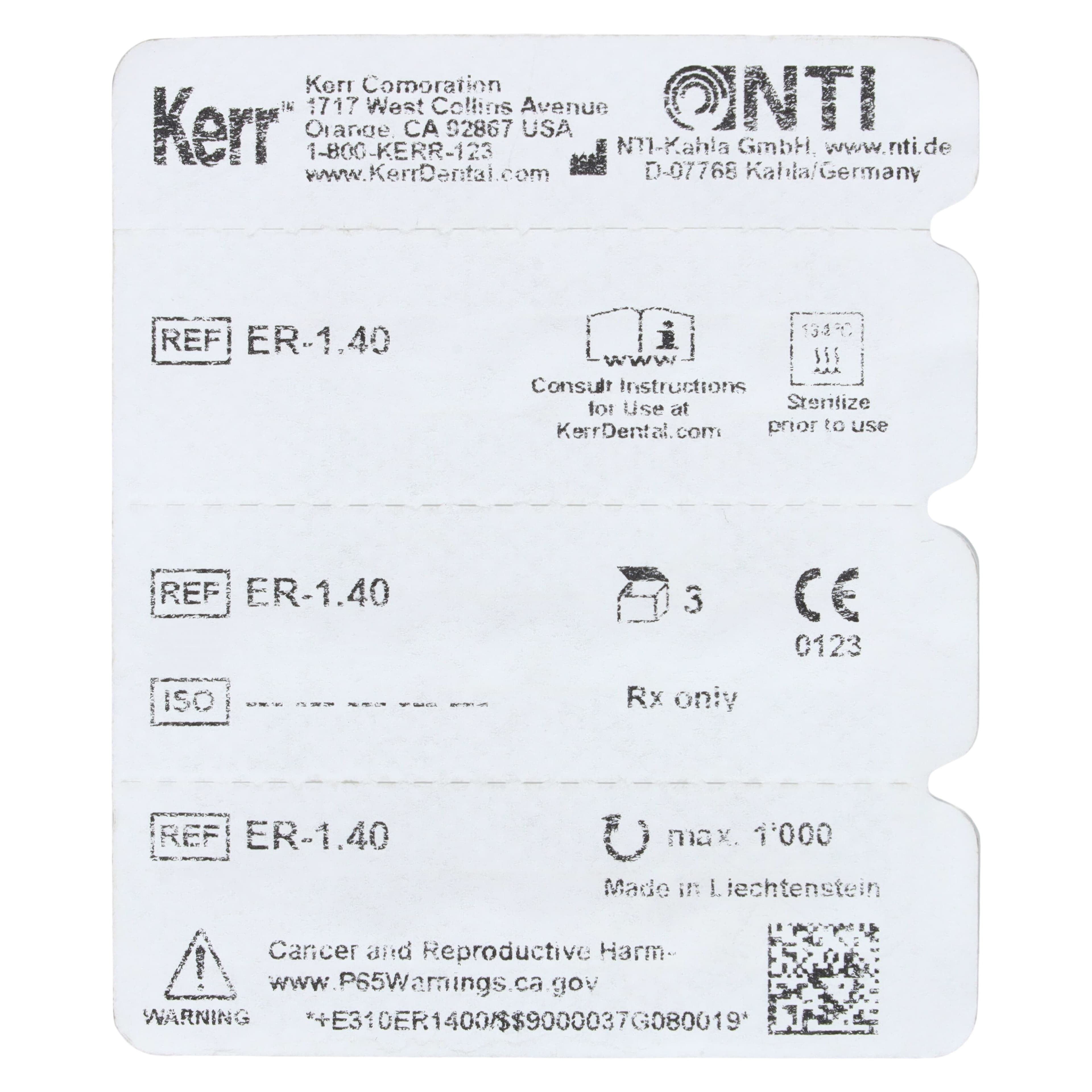 NTI Achromat Endo Drill, 1.40mm, 3/Pack, ER-1.40 thumbnail 2
