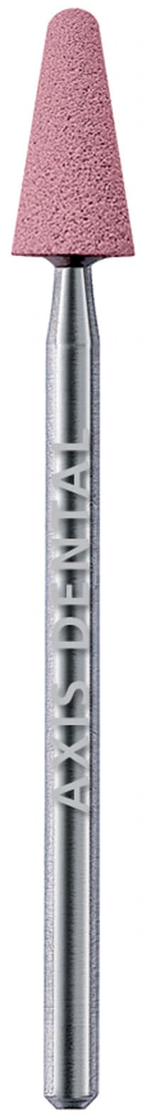 Kerr AXIS NTI Pink Stone Taper HP Medium, Round End Taper, 10 mm, PM671-HP100, 100/Pk - NTI Pink Abrasives Pink/Coarse HP, Metal Alloys 20,000 - 30,000 rpm max - Image 1