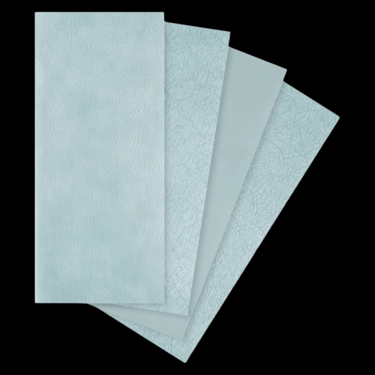 Renfert GEO Casting Wax Veined, Turquoise, 0.40 mm, Pack of 15 - Geo Casting Wax Veined 0.40 mm Pack of 15 - Image 1