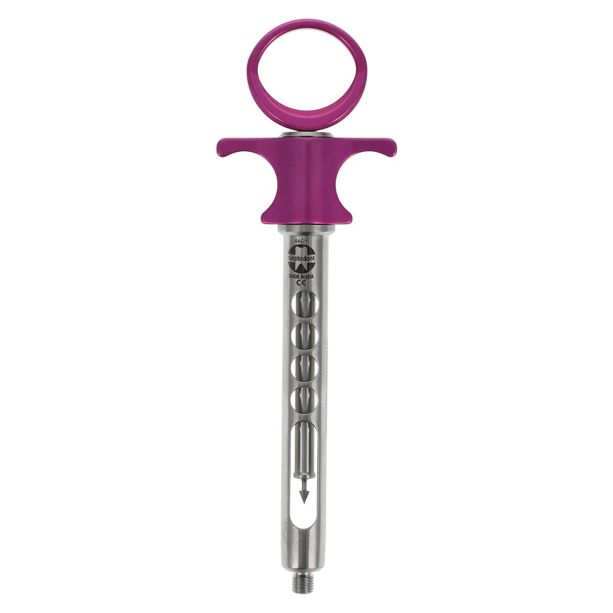 Septodont Petite Aspirating Syringe, Pink, 1.7/1.8 ml Cartridge, 1 Each, 01-N2120 thumbnail 3