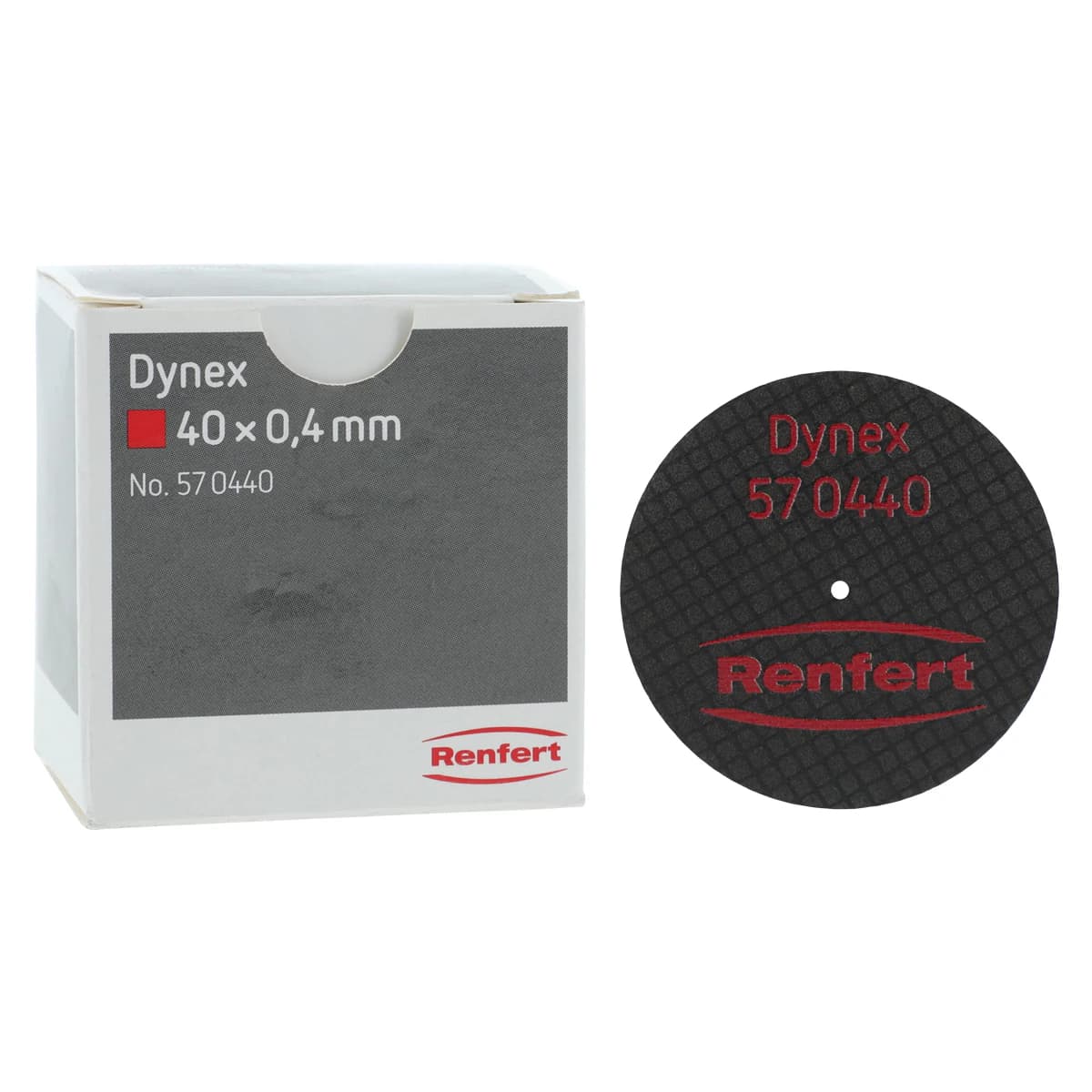 Renfert Dynex Separating Disc, 0.4mm x 40mm, 20/Pack, 570440 thumbnail 2