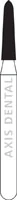 NTI FG Diamond Bur, Medium Grit, Curettage Shape, #877K-014 (6.0 mm), Friction Grip, 5/Pack - NTI&reg; FG Diamonds - Medium - #877K-014 (6.0) - Image 1