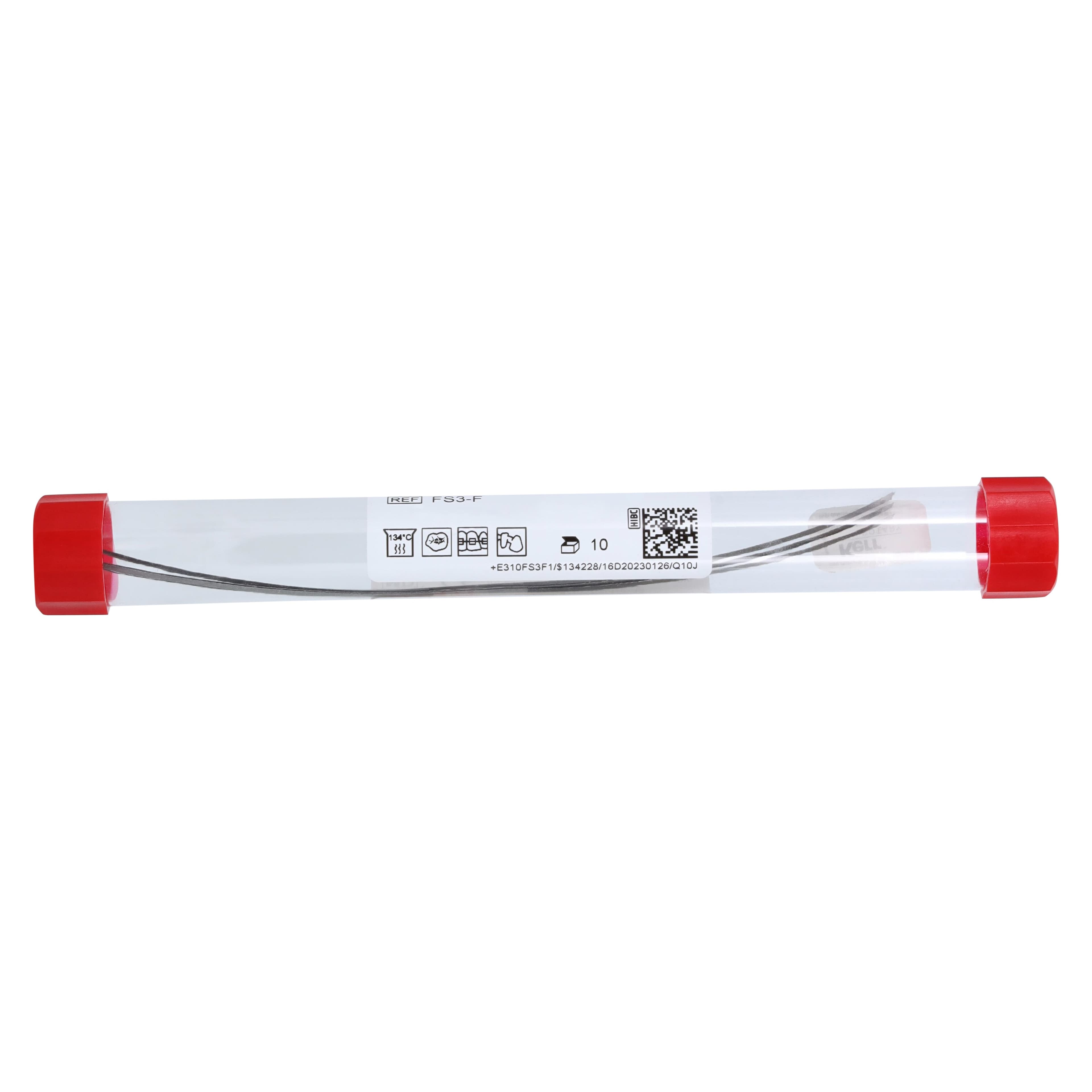 NTI Diamond Finishing Strips, Wide, 3.75 mm, Fine (Red), 0.08 mm Thick, Non-Serrated, 10/Pkg, FS3-F thumbnail 4