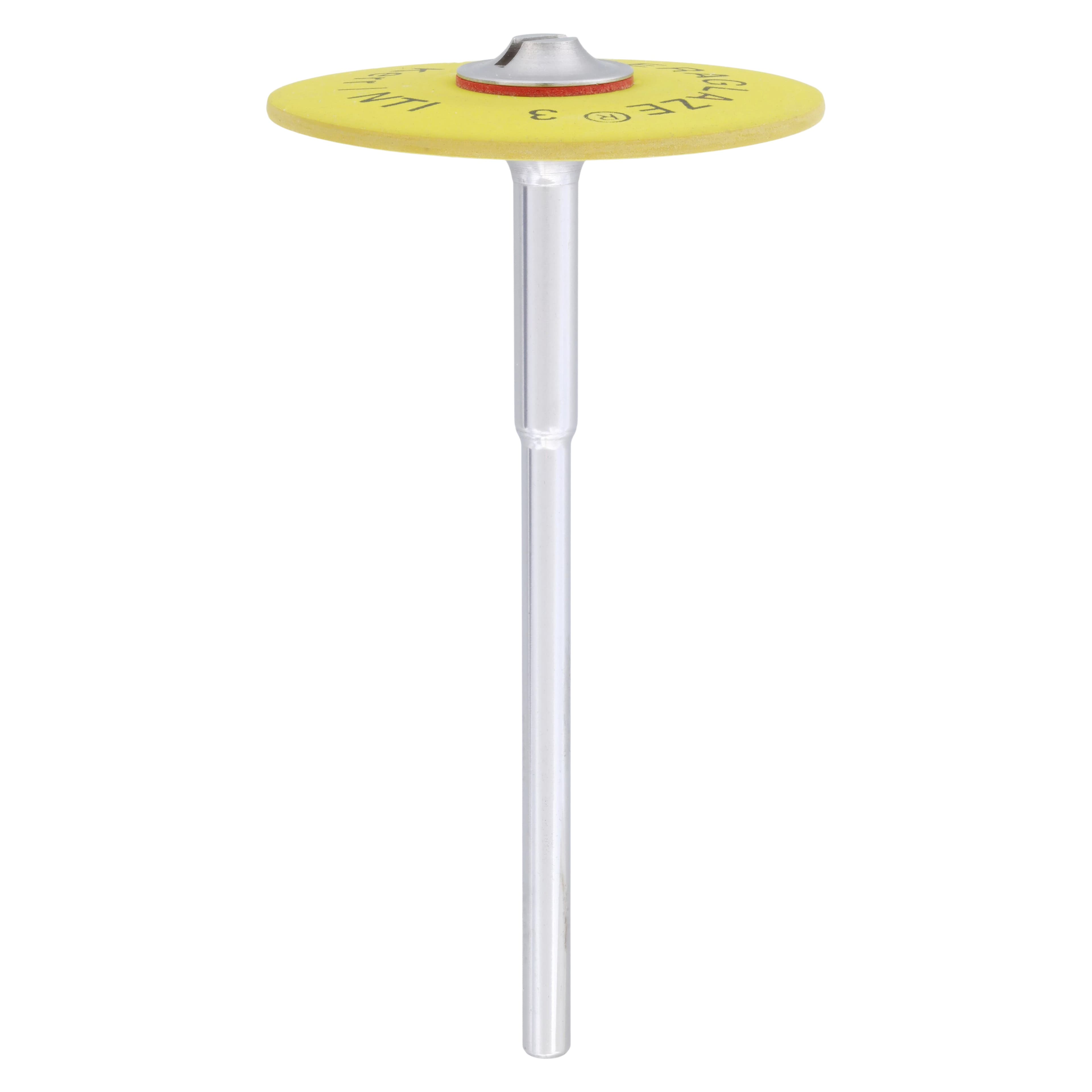 NTI CeraGlaze Polishing System, Superfine Yellow, Knife Edge, HP Shank, 25 mm, P30010, 1/Pk thumbnail 2