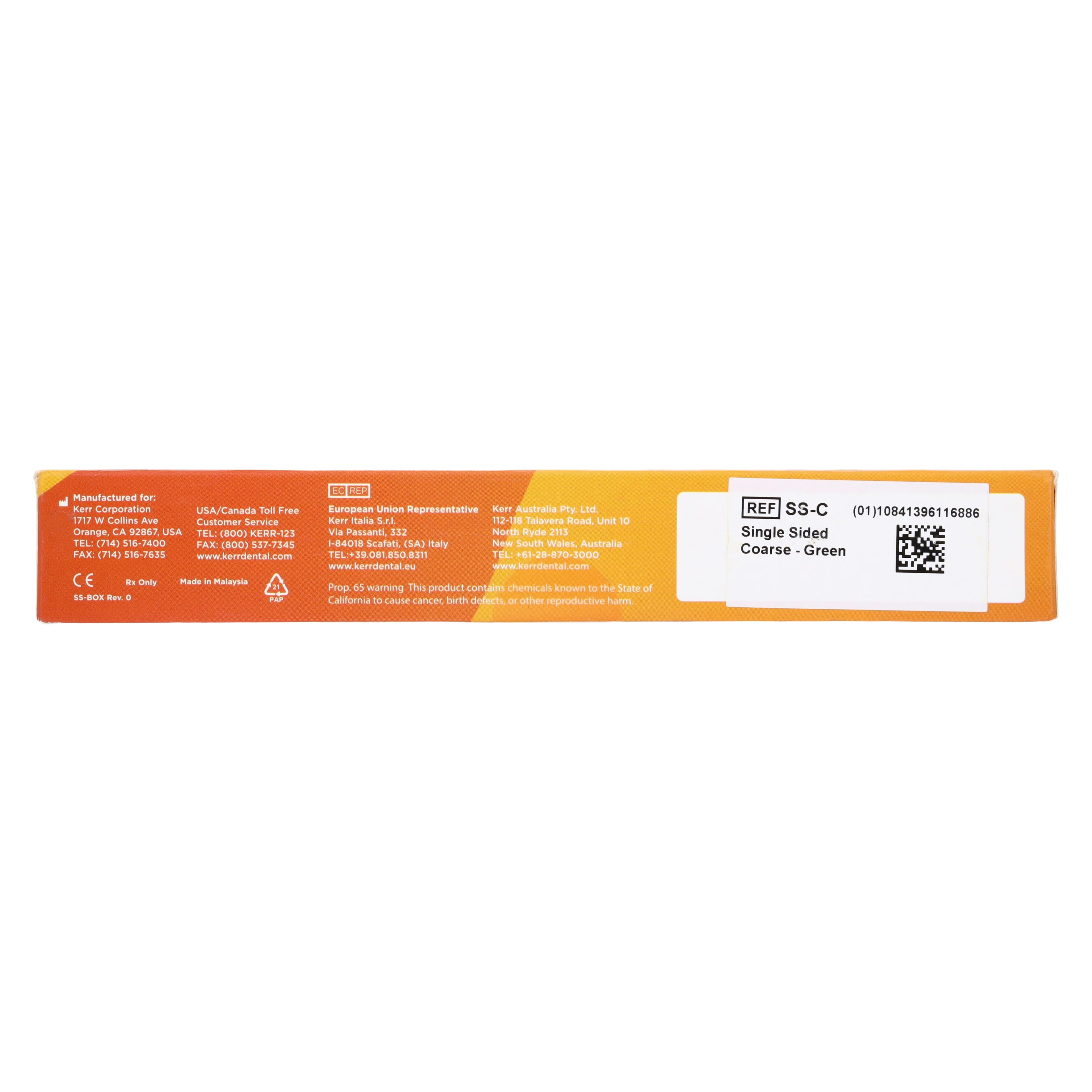 Kerr SmartStrip Finishing Strips, Single-Sided, Coarse, Green, 0.18 mm, 10/Pk, SS-C thumbnail 4