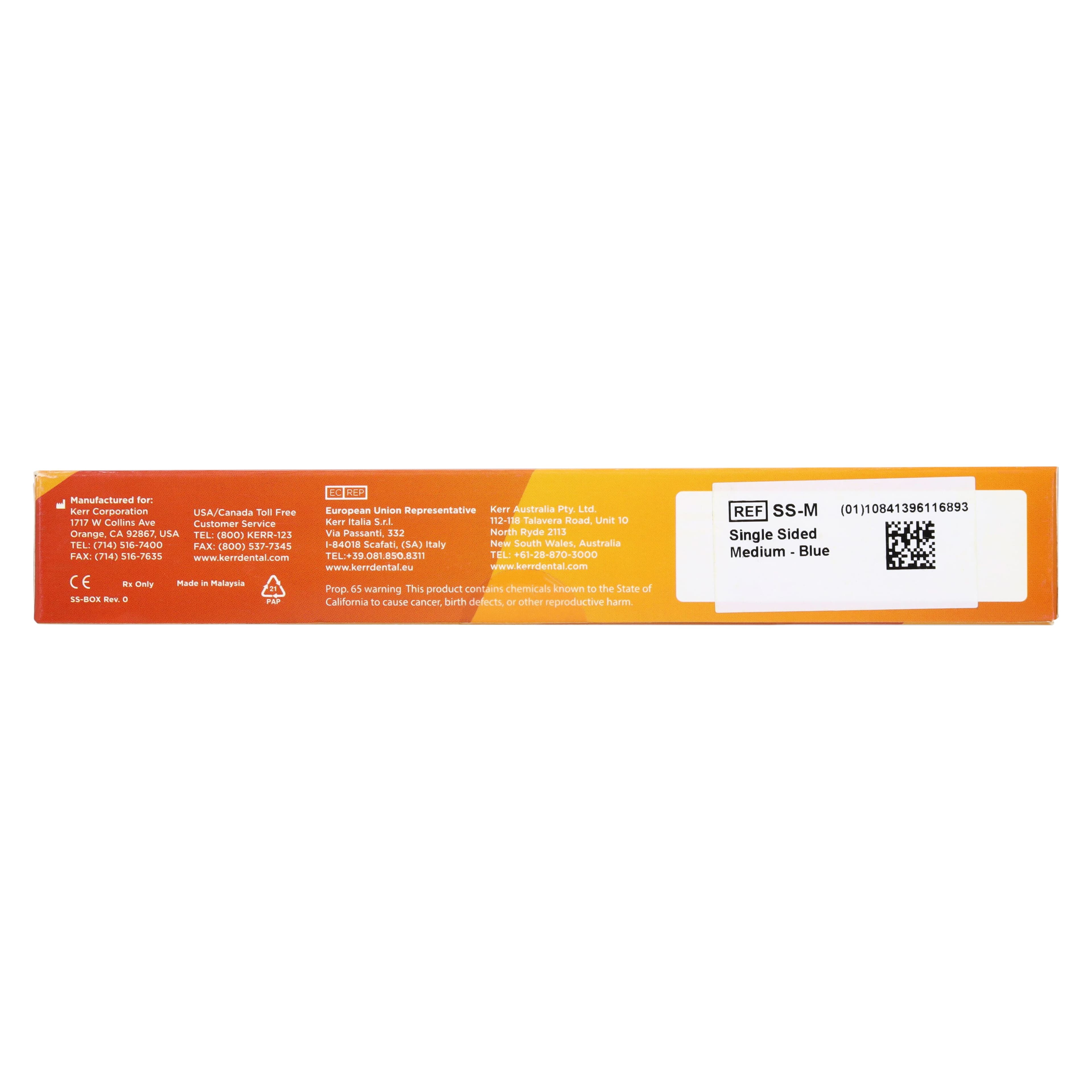 Kerr SmartStrip Finishing Strips, Single-Sided, Medium Coarse, Blue, 0.14 mm, 10/Pk, SS-M thumbnail 4