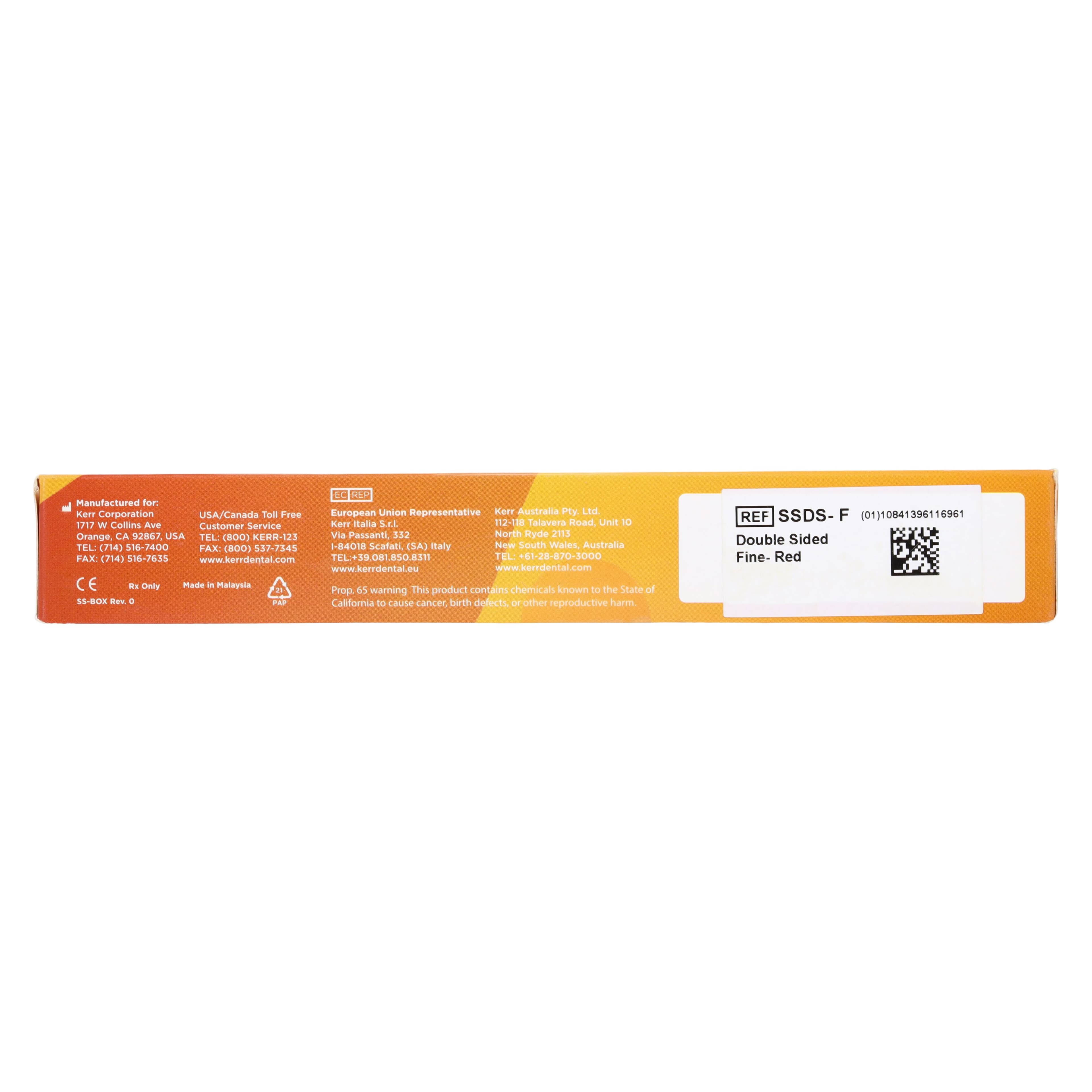 Kerr SmartStrip Finishing Strips, Double-Sided Fine, 0.20mm, Red, 10/Pack, SSDS-F thumbnail 4