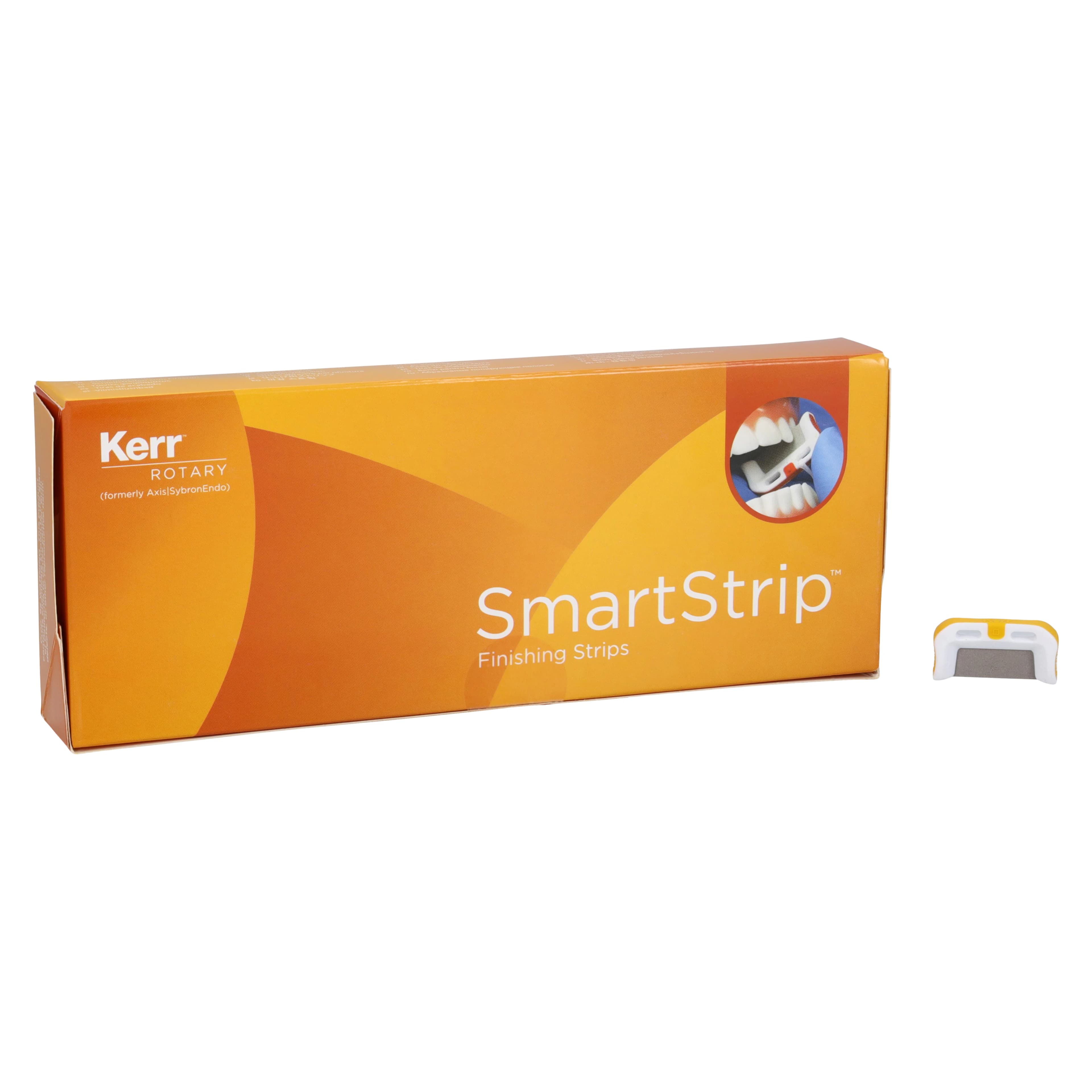 Kerr SmartStrip Finishing Strips, Double-Sided, Super Fine, 0.18mm, Yellow, 10/Pk, SSDS-SF - SmartStrip&trade; Finishing Strips - Double-Sided Super Fine - 0.18mm (Yellow) - Image 1