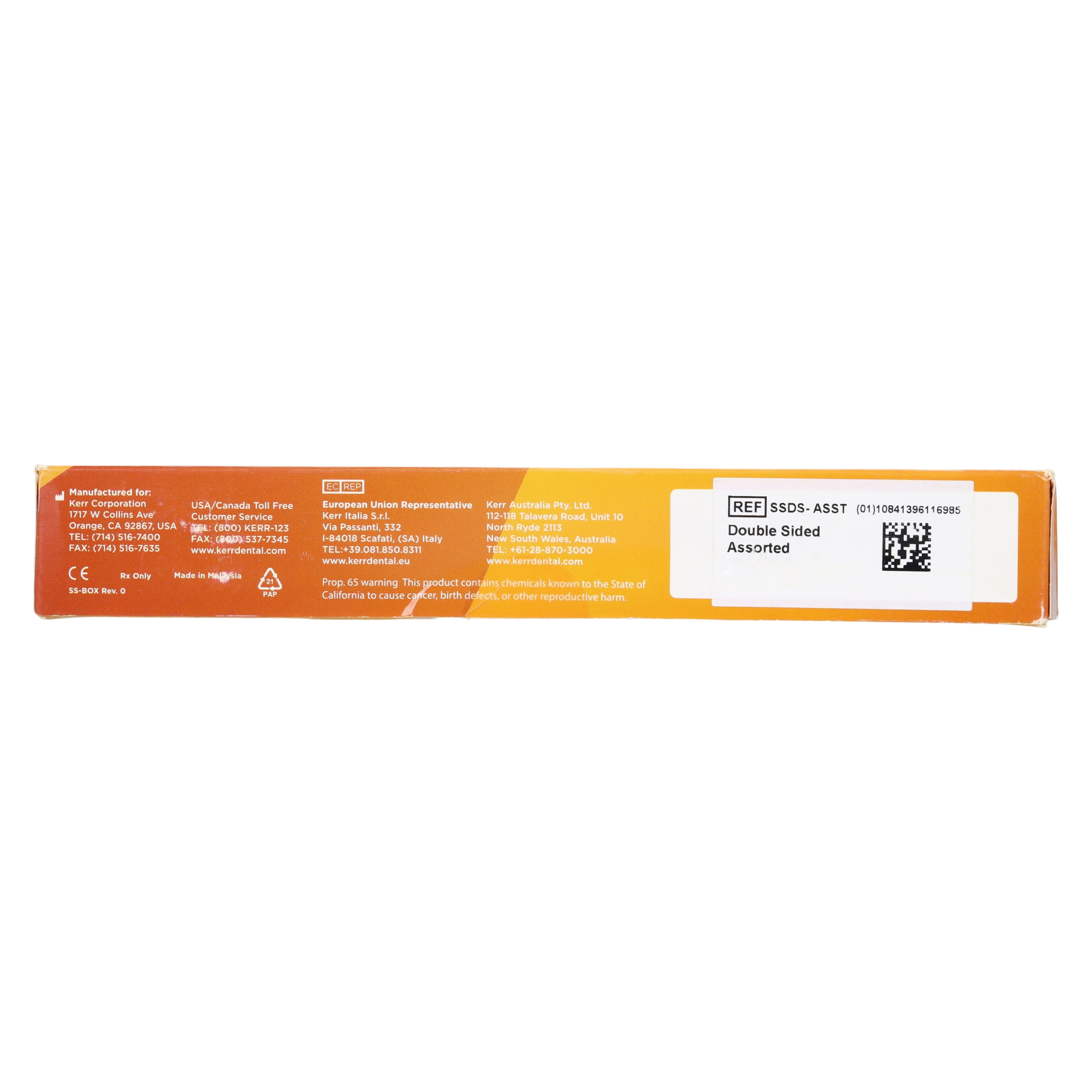 Kerr SmartStrip Finishing Strips, Double-Sided, Assorted Grits (Coarse, Medium, Fine, Superfine, Serrated), 10/Pk, SSDS-ASST thumbnail 4