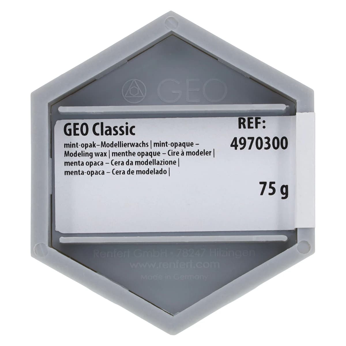 Renfert GEO Classic Modeling Wax, Mint-Opaque, 75g, 1/Pk thumbnail 2