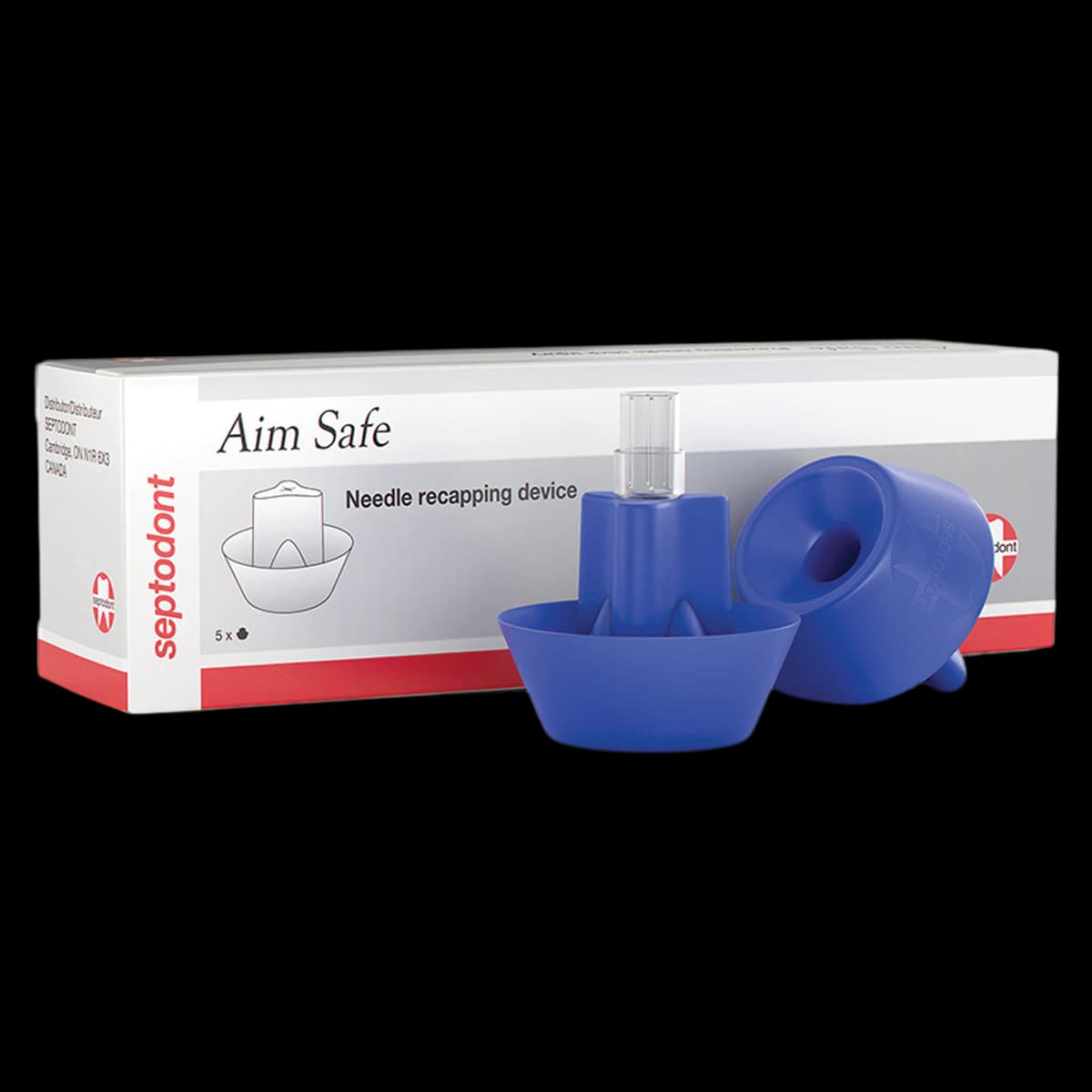 Septodont Aim Safe Needle Recapping Device, Autoclavable, 5/Box, 01N0015 thumbnail 2
