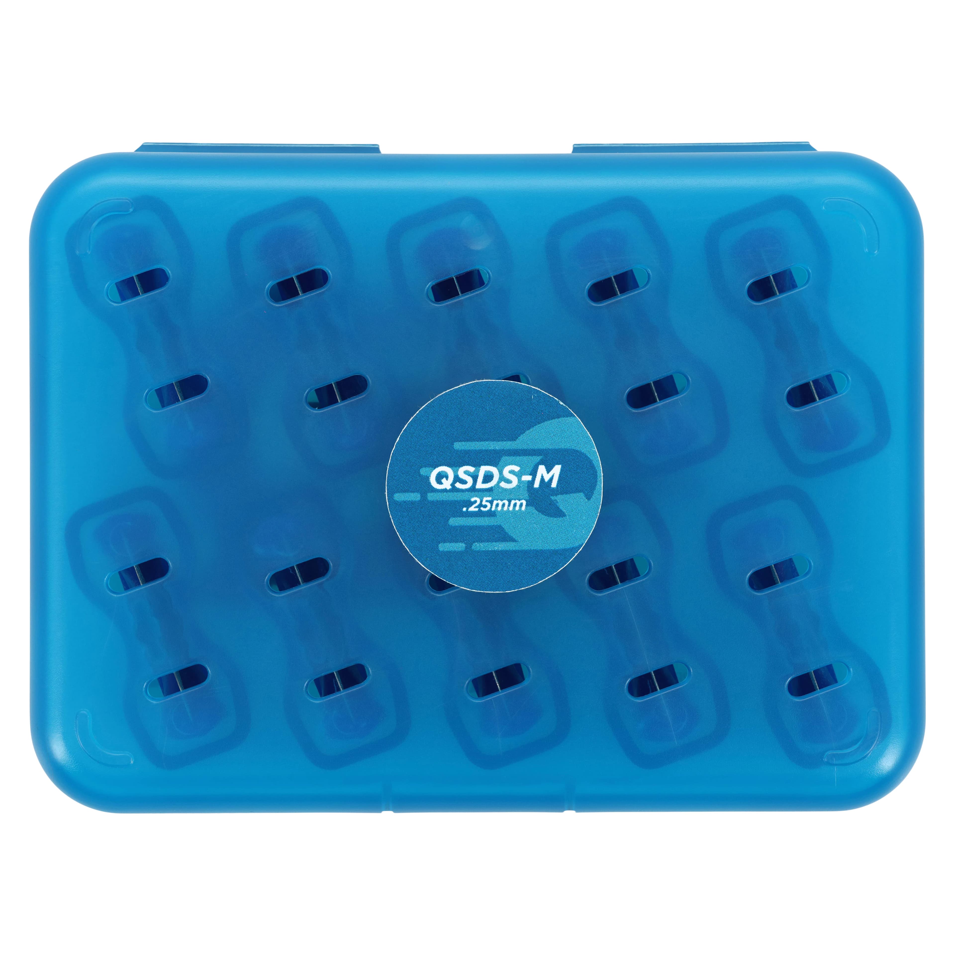 QwikStrip Double-Sided Abrasive Finishing Strip, Medium 0.25mm, Blue, 10/Pack, QSDS-M thumbnail 5