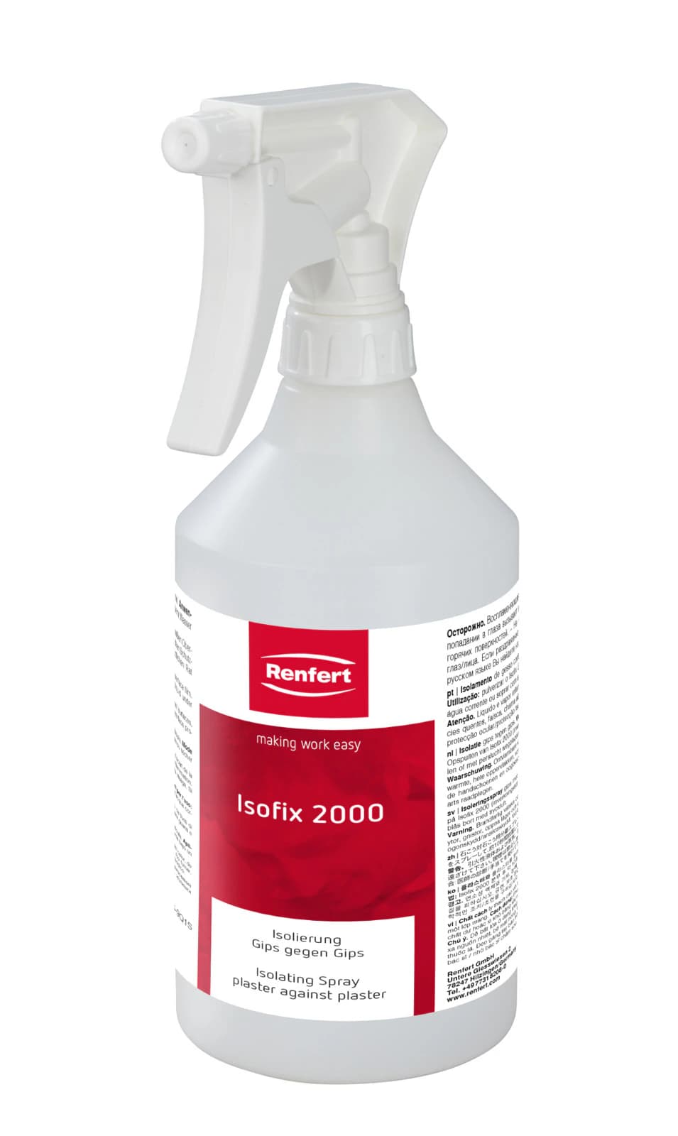 Renfert Isofix 2000 Empty Spray Bottle Only - ISOFIX 2000 EMPTY SPRAY BOTTLE ONLY - Image 1