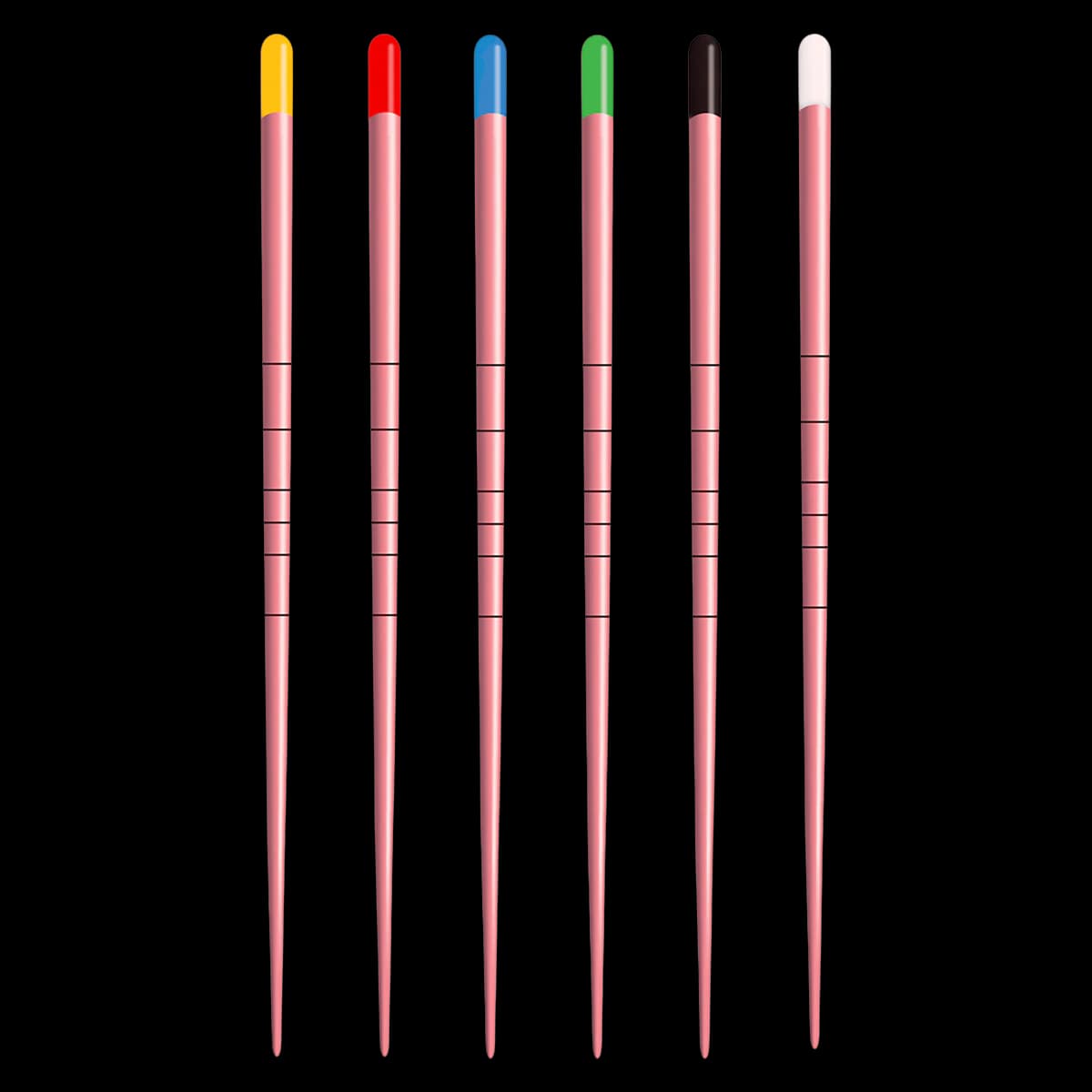ZenFlex™ Gutta Percha Points, Assorted .06 Taper, ISO Color-Coded, 60/Pack, 825-9600 - ZenFlex™ Gutta Percha Points Assorted .06 Taper Pack of 60 - Image 1