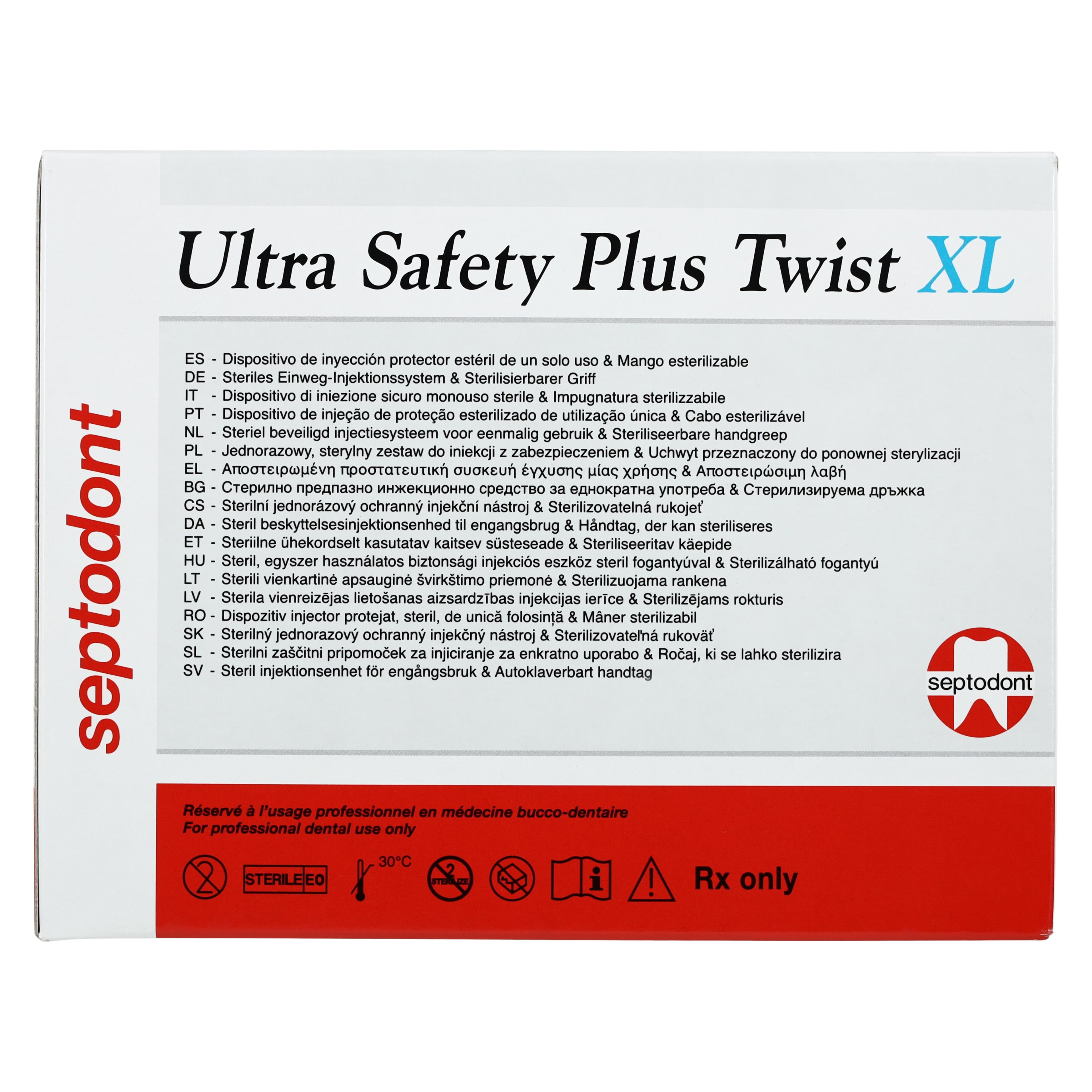 Ultra Safety Plus Twist XL 30G Extra Short Purple Injection Needles, 100/Box with 1 Syringe Handle, 01N4500 thumbnail 8