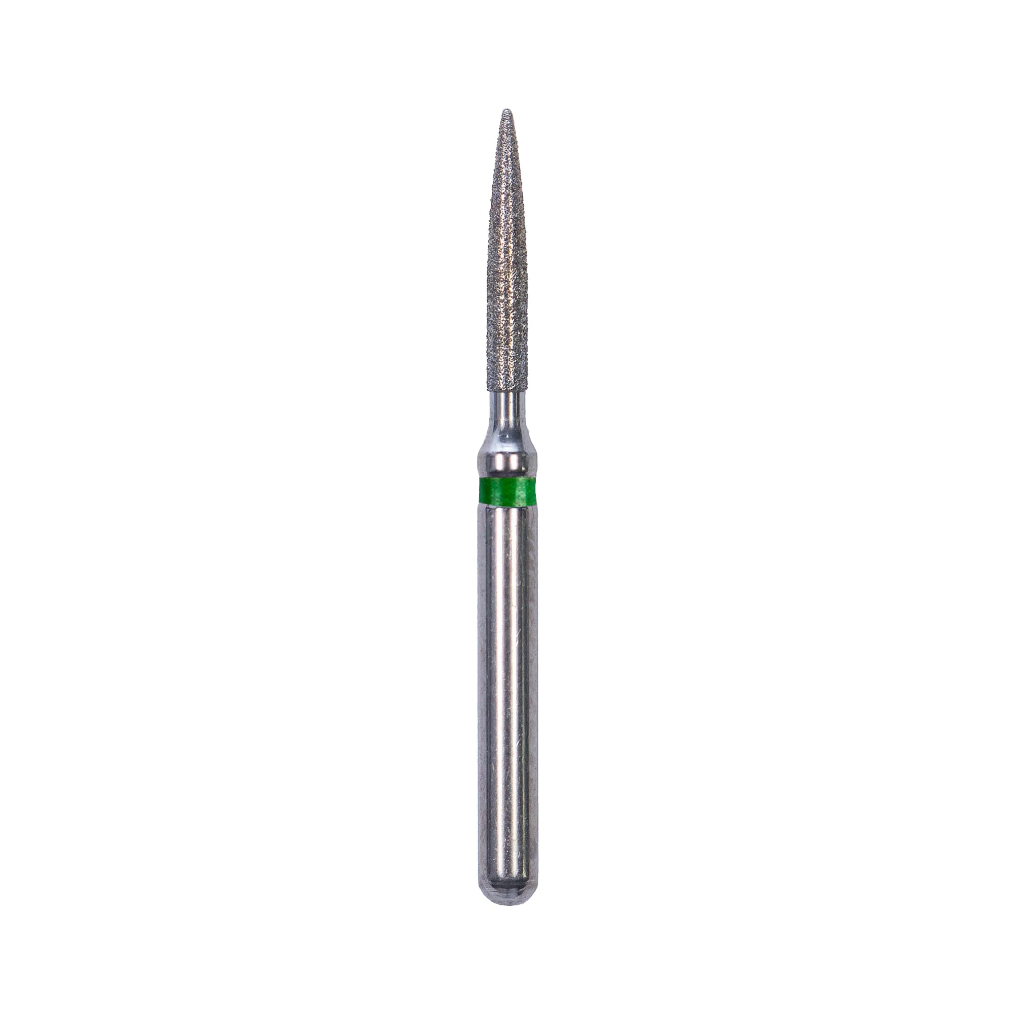 Kerr SimpliCut Single-Use Sterile Diamond Bur, Coarse Grit, Flame Shape, Friction Grip, 25/Pack, C862-012-D - #862-012 Coarse SimpliCut Diamond Bur Flame Pack of 25 - Image 1