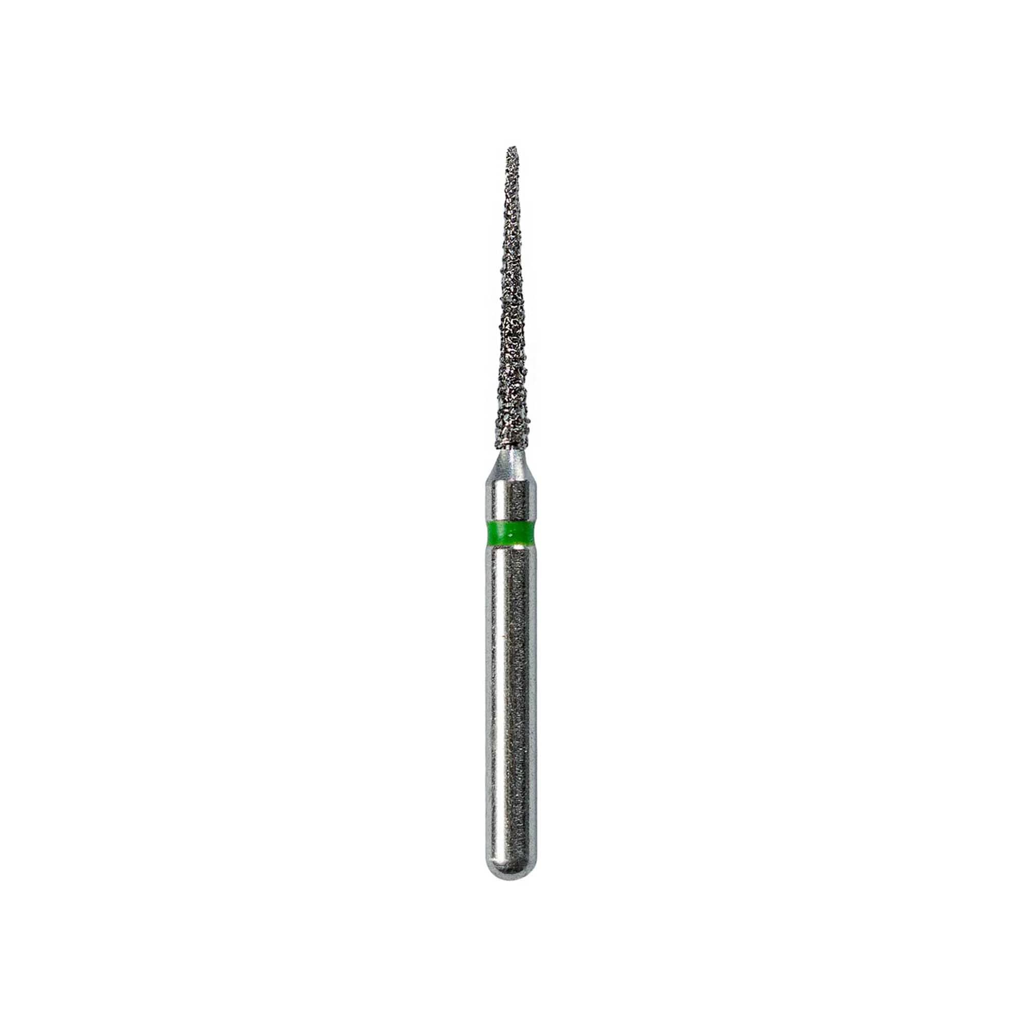 Kerr SimpliCut Single-Use Sterile Diamond Bur, Coarse Grit, Needle Shape, Friction Grip, 25/Pack, C859-012-D - #859-012 Coarse SimpliCut Diamond Bur Needle Pack of 25 - Image 1
