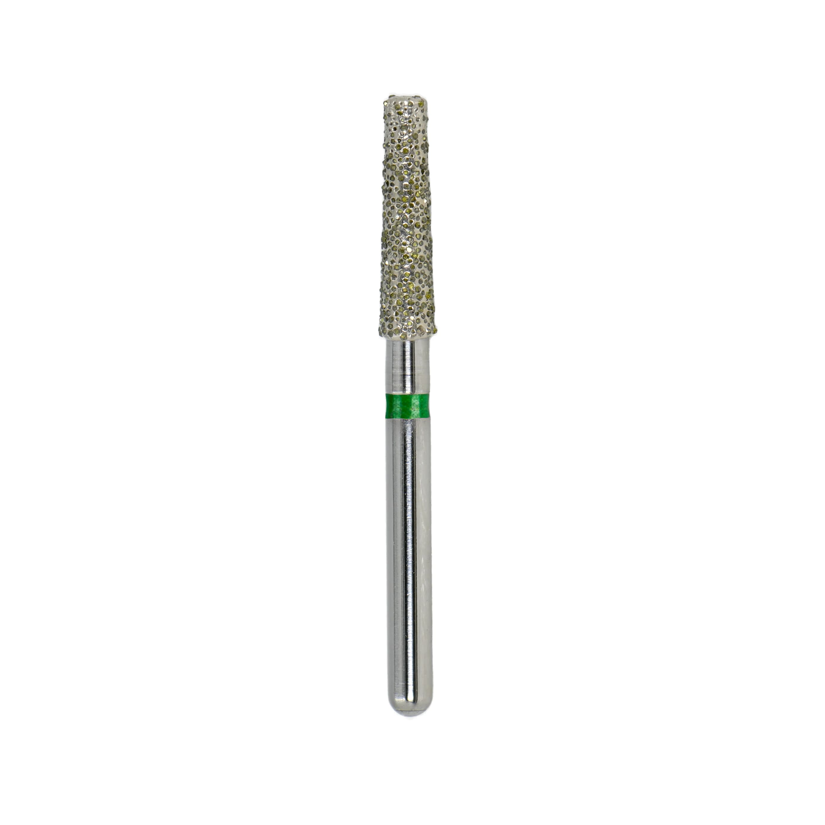 Kerr SimpliCut Single-Use Sterile Diamond Bur, Flat End Taper, Coarse Grit, Friction Grip, 25/Pack, C847-018-D - #847-018 Coarse SimpliCut Diamond Bur Flat End Taper Pack of 25 - Image 1