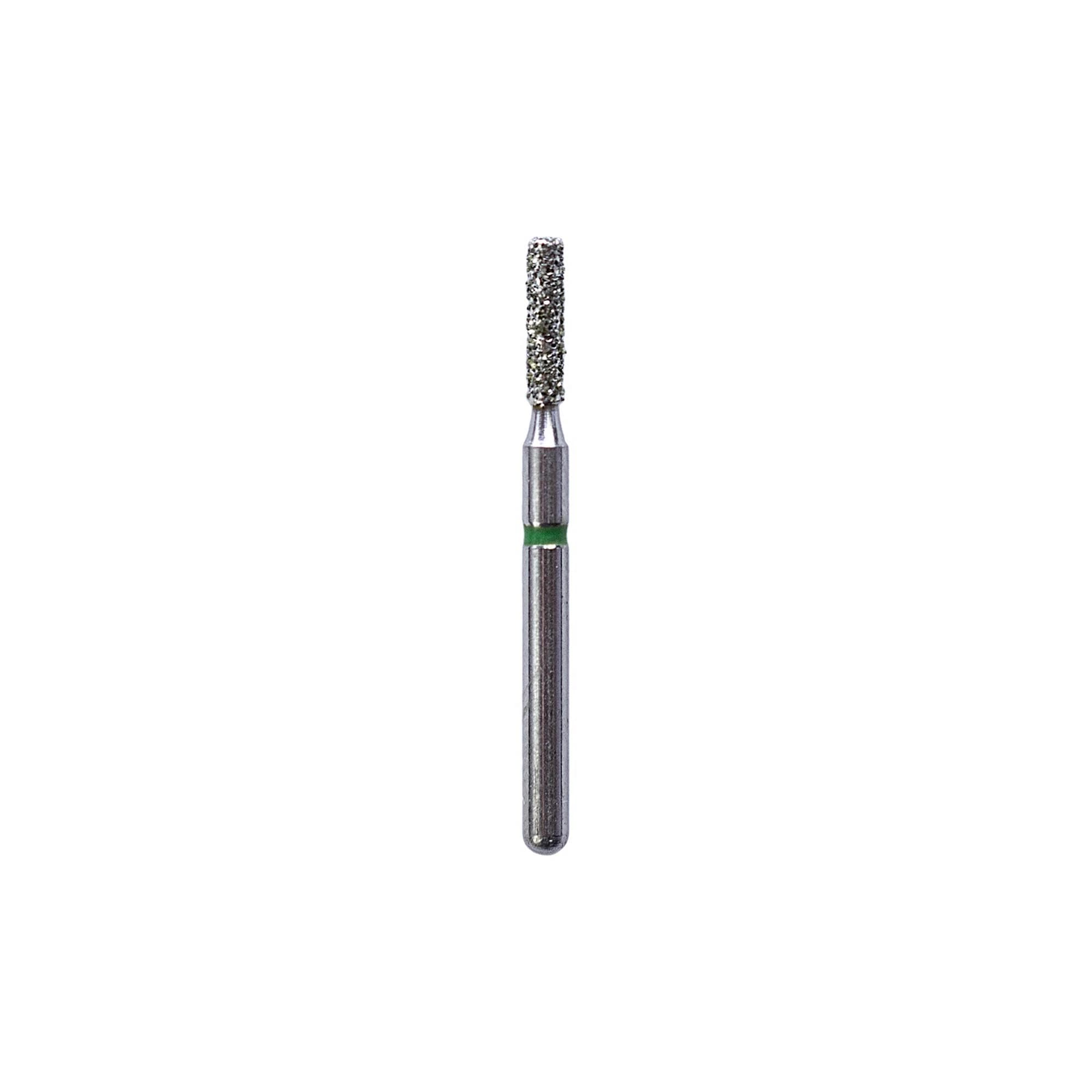 Kerr SimpliCut Sterile Single-Use Diamond Bur, Coarse Grit, Flat End Cylinder, Friction Grip, 25/Pkg, C836-012-D - #836-012 Coarse SimpliCut Diamond Bur Flat End Cylinder Pack of 25 - Image 1