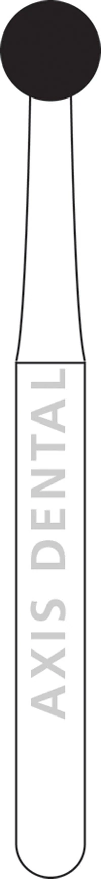 NTI Operative Carbide Bur, FG #8 Round, 2.3 mm Head Diameter, 5/Pk, H8-FG - NTI Operative Carbide H1-023 FG 5/Pk - Image 1