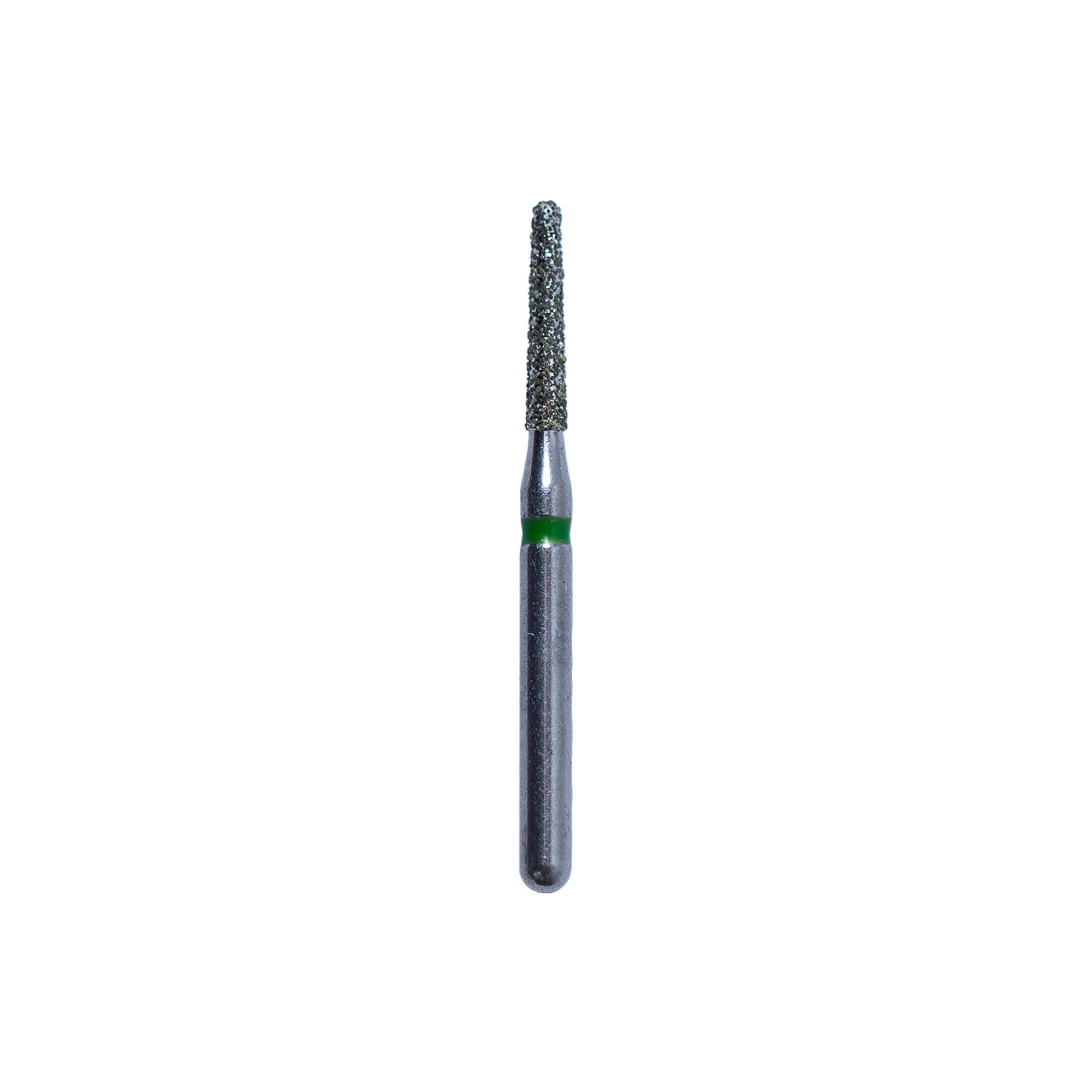 Kerr SimpliCut Single-Use Sterile Diamond Bur, Round End Taper, Coarse Grit, Friction Grip, 25/Pkg, C855-014-D - #855-014 Coarse SimpliCut Diamond Bur Round End Taper Pack of 25 - Image 1