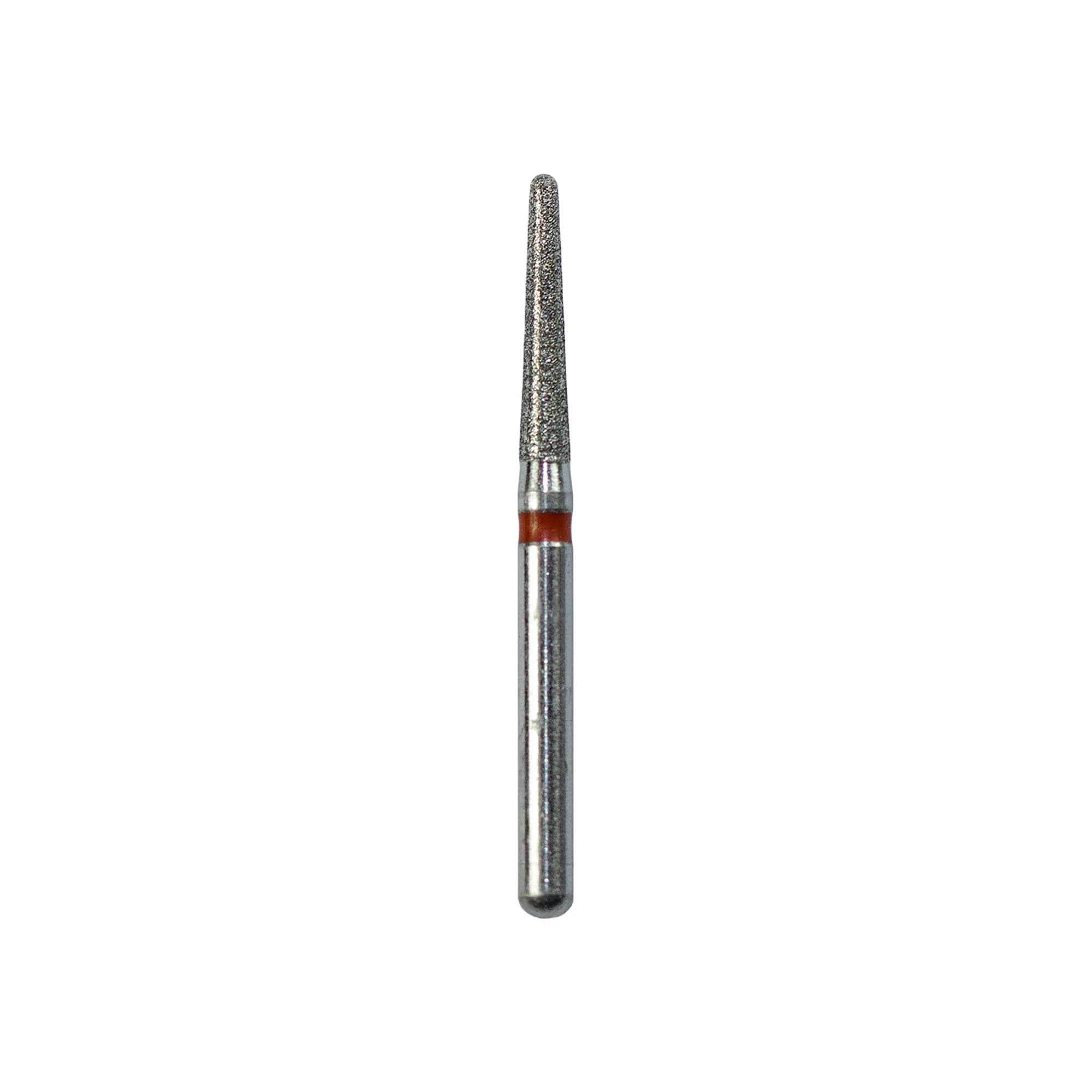 Kerr SimpliCut Single-Use Sterile Diamond Bur, Fine Grit, Round End Taper, Friction Grip, #F856-016-D, 25/Pack - #856-016 Fine SimpliCut Diamond Bur Round End Taper Pack of 25 - Image 1