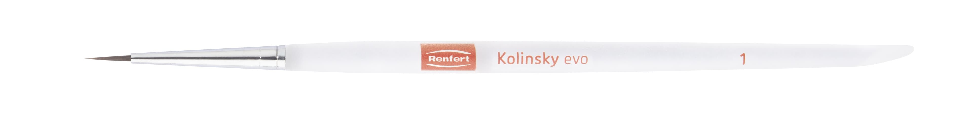 Renfert Kolinsky evo Ceramist Brush #2, 2/Pack - Kolinsky evo brush - Image 1