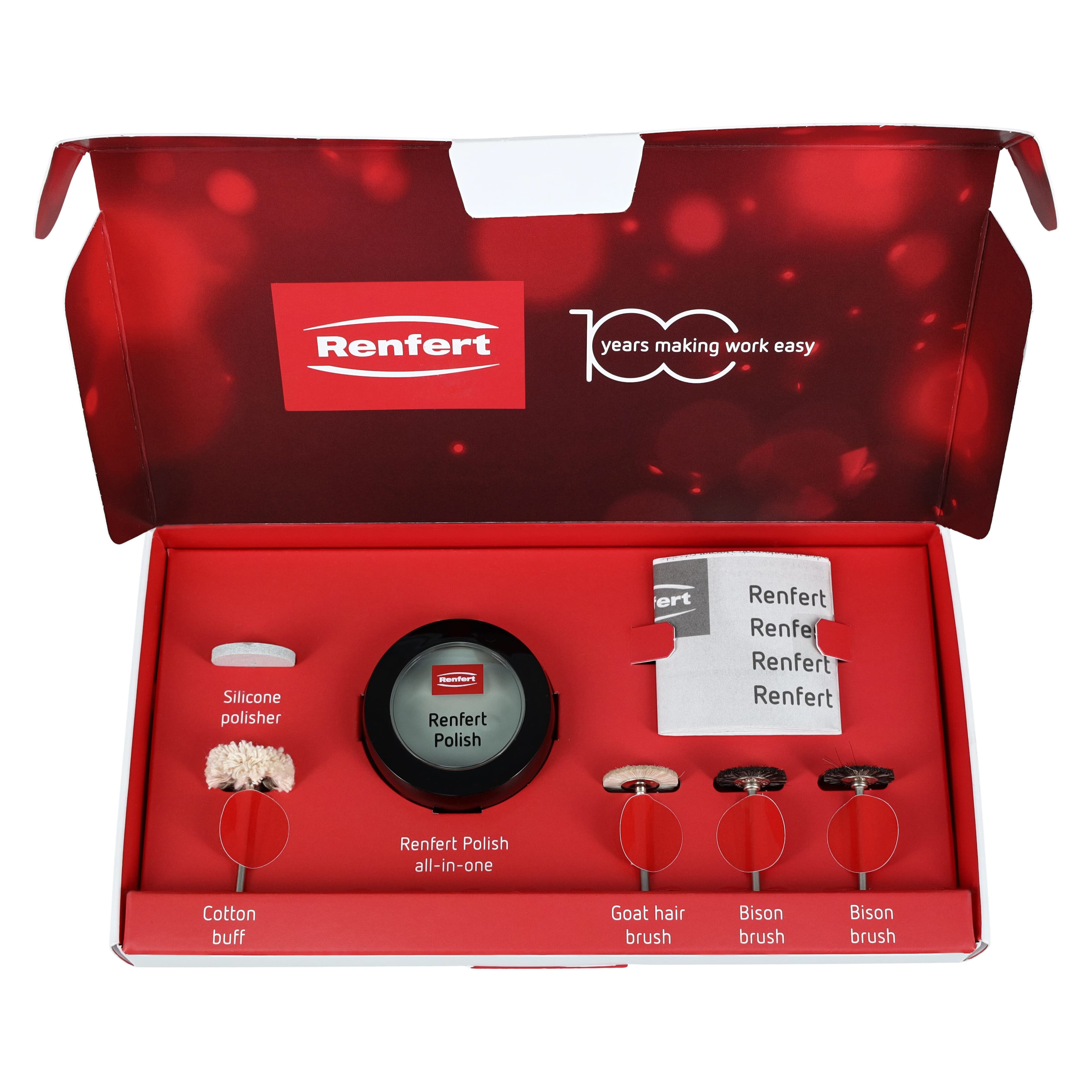 Renfert Polish All-in-One Starter Kit, 18g, Limited Edition 100 Years thumbnail 9