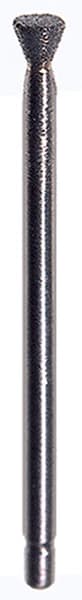 NTI Sintered Diamond Bur, HP, Medium Grit, Inverted Cone, #9805-037M, 3.7 mm Diameter, 2.5 mm Length, 1/Pkg - NTI® Sintered Diamond Burs – HP, 1/Pkg - Medium, Inverted Cone, # 9805, 3.7 mm Diameter, 2.5 mm Length - Image 1