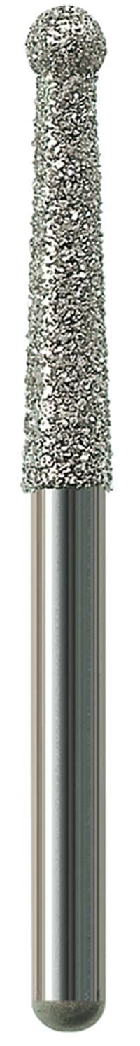 NTI Diamond Bur, FG, Round with Collar, #802L, 1.6 mm, Medium Grit, 5/Pk, M802L-016 - NTI Diamond Burs, FG, Round with Collar, # 802L, 1.6 mm, Medium, Clear, 5/Pk, M802L-016 - Image 1