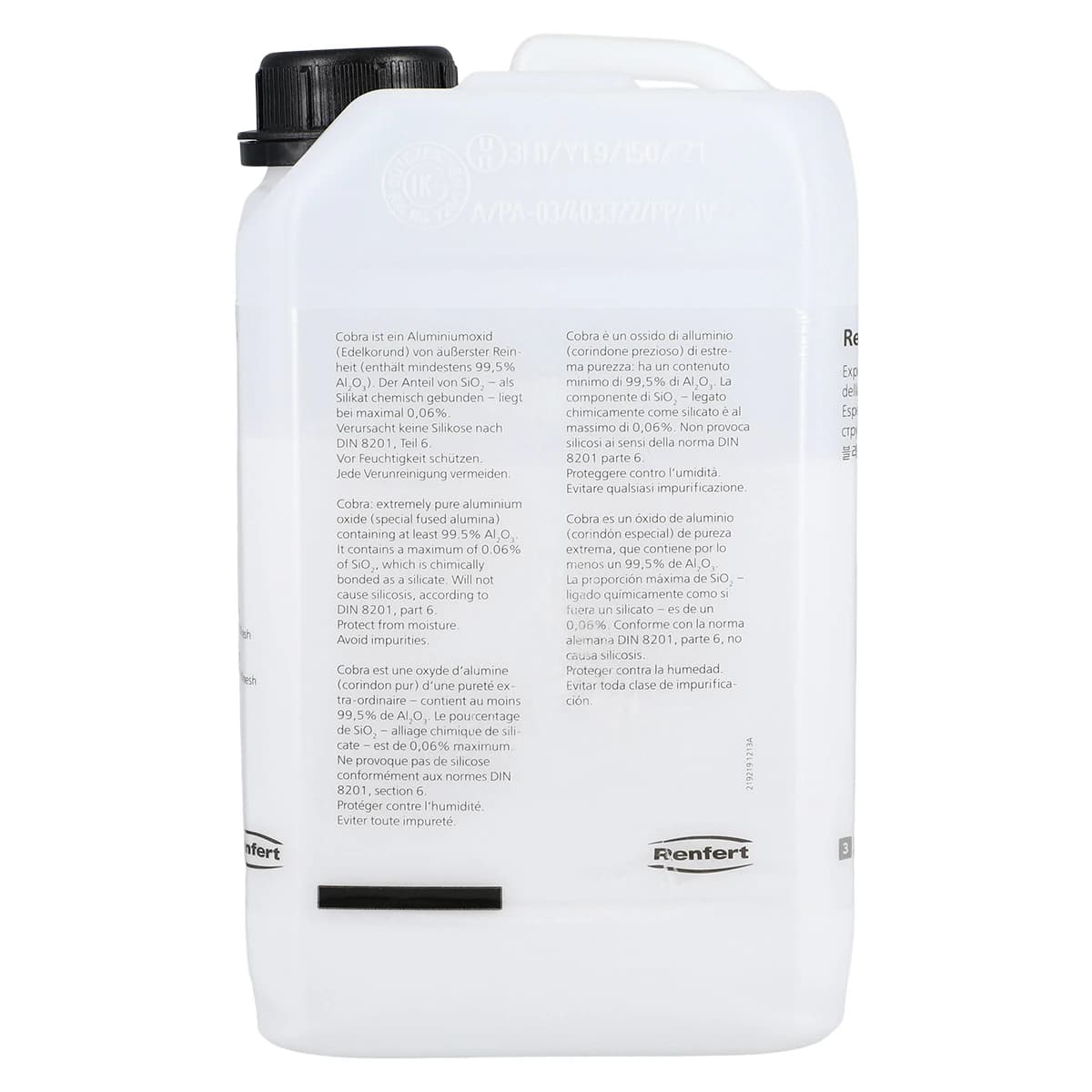 Cobra White Abrasive Aluminum Oxide, 50 Microns, 5kg thumbnail 3