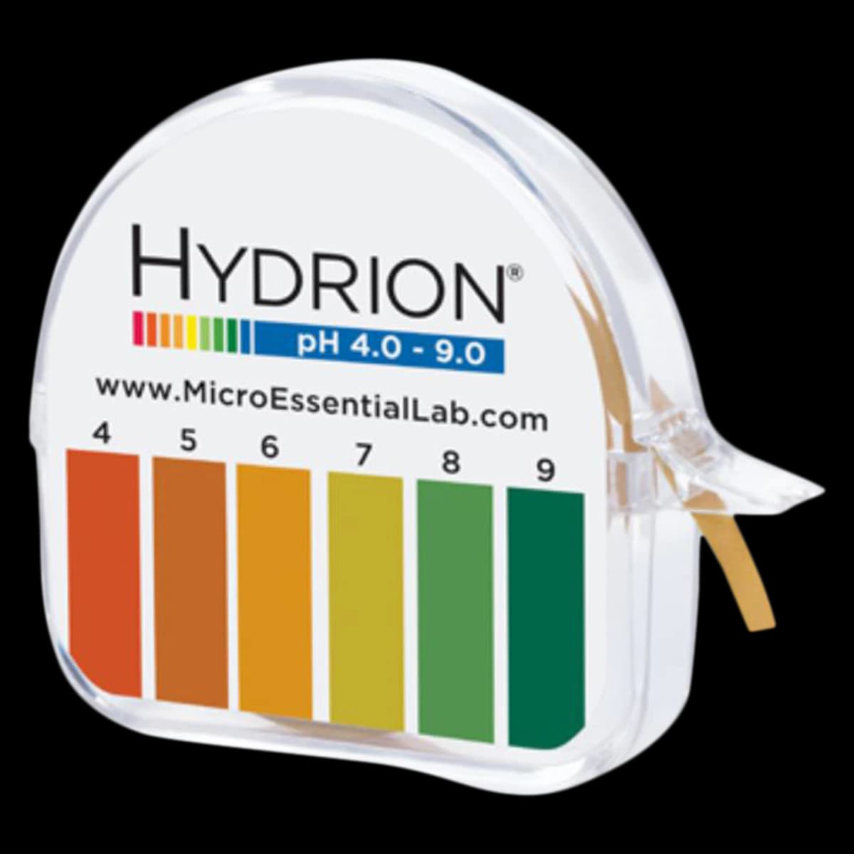 Hydrion pH Test Strips, Range 4-9, with Color Chart, 1 Roll - Paper PH Range 4-9 - Image 1