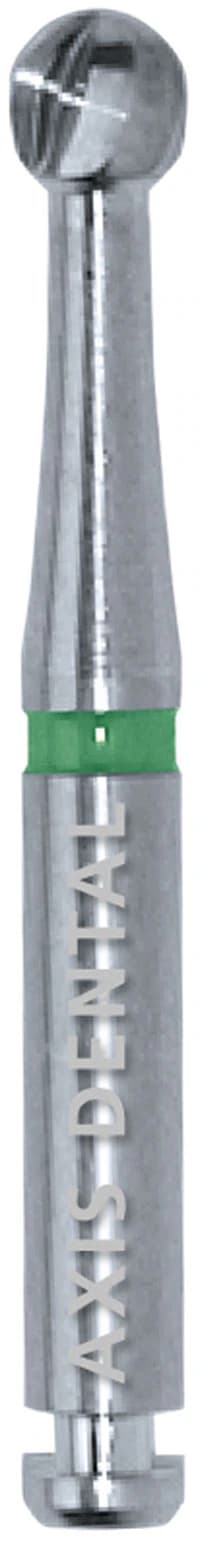 NTI #10 Sharp Round Carbide Bur, Right Angle Latch, 2.7 mm Head Diameter, 5/Pkg, H10S-RA - NTI&reg; Sharp Carbide Burs - #10 Sharp - Image 1