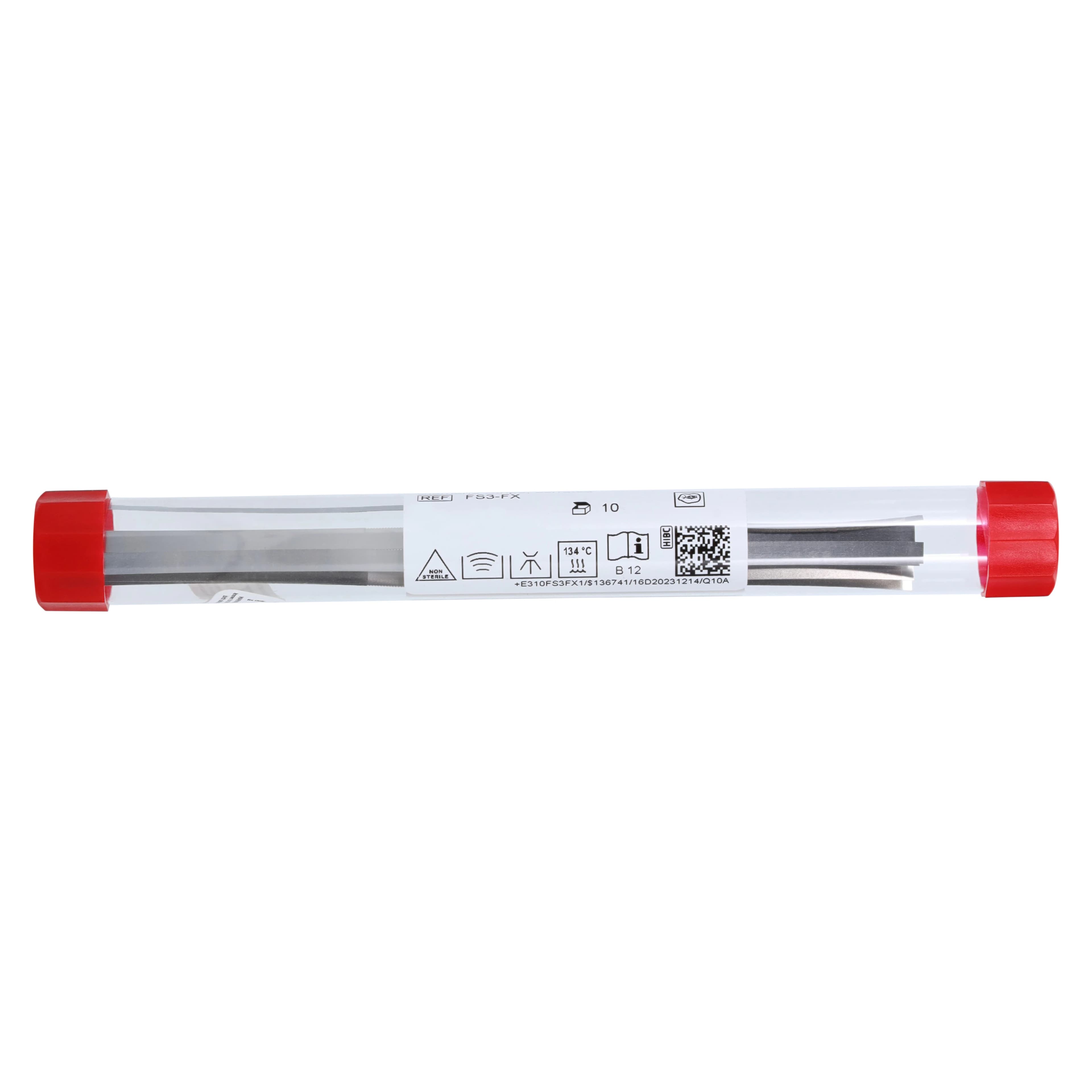 NTI Serrated Diamond Finishing Strip, Fine (Red), 0.08 mm Thick, 3.75 mm Wide, 10/Pk, FS3-FX thumbnail 5