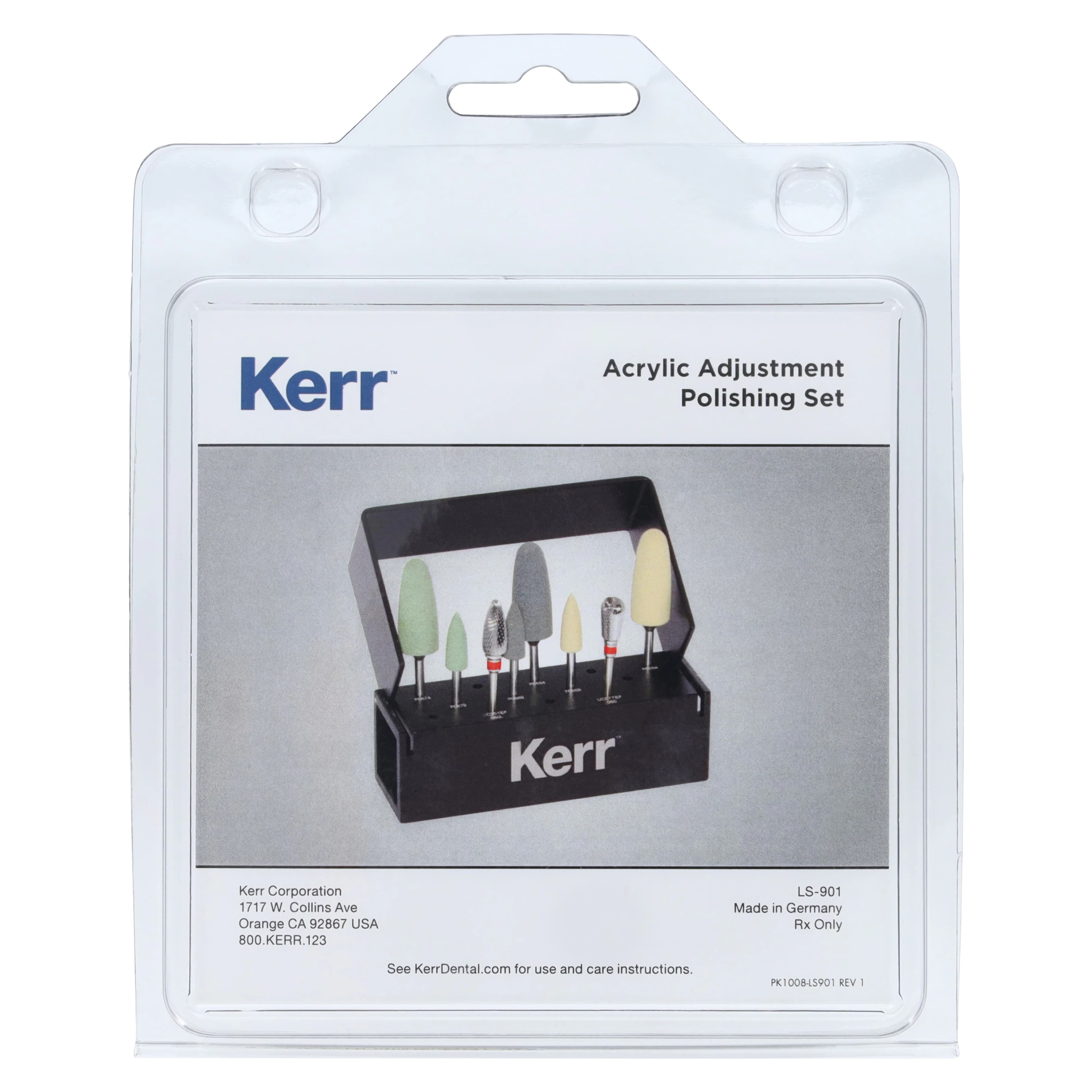 Kerr Rotary Logic Acrylic Adjustment Polishing Set, Assorted, 8 Pieces, LS-901 thumbnail 5