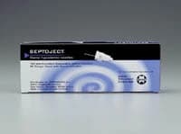 Septoject Dental Needle, 25 Gauge Long (35mm), Red, Plastic Hub, Sterile, 100/Box, 01-N1252 thumbnail 3